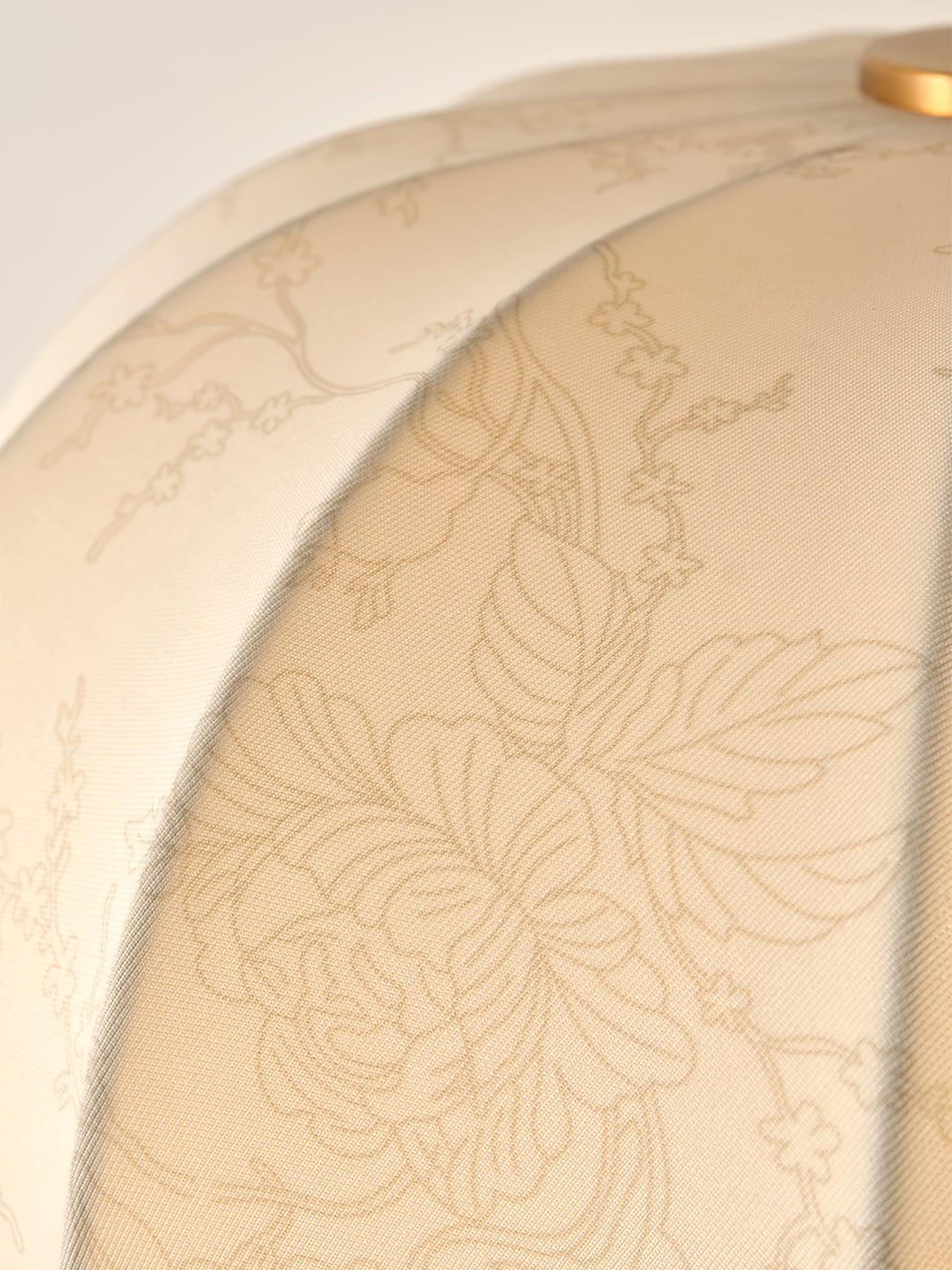 Ceiling Light in Fabric, Metal and Wood for Warm Interiors Elegant - Neutralighting