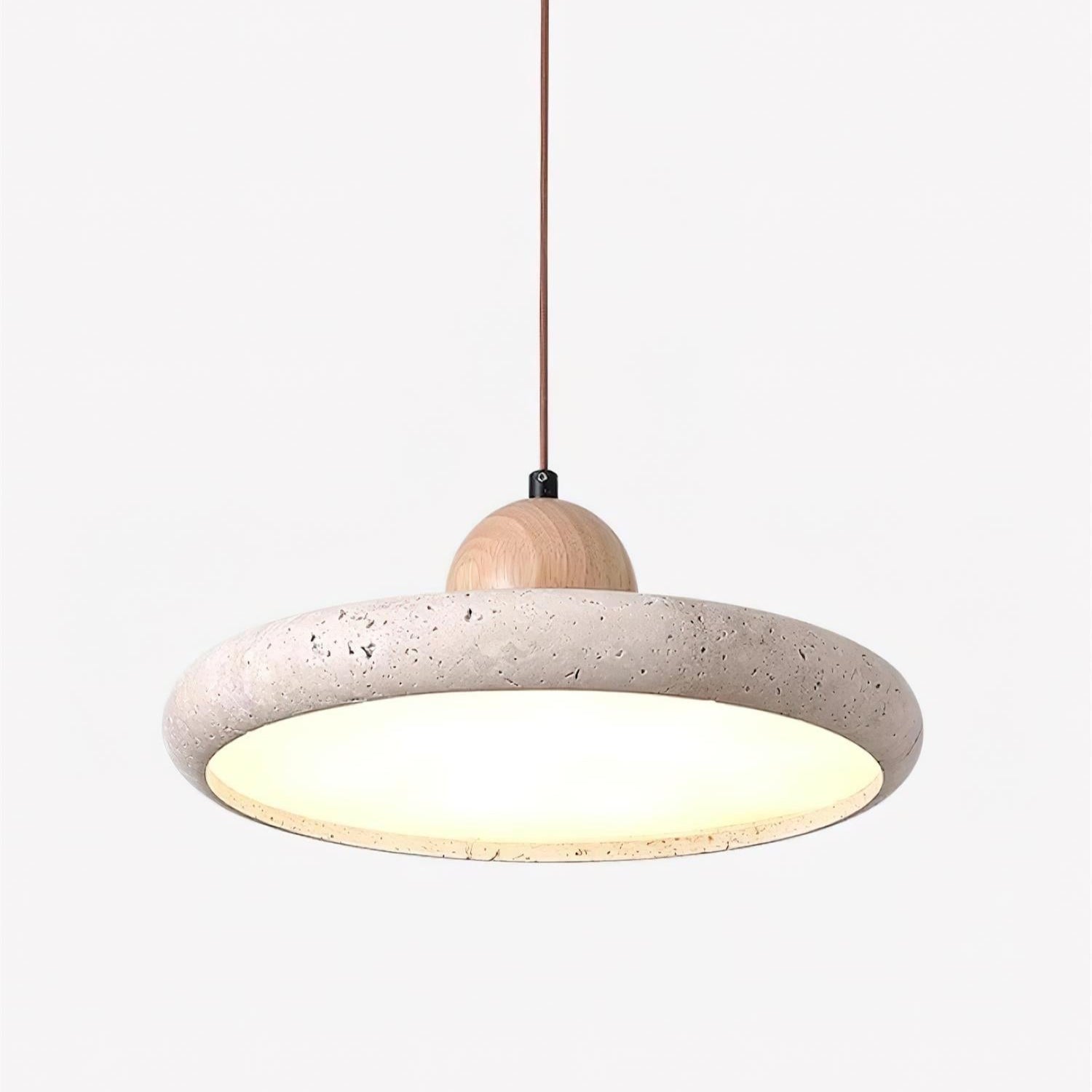 Lydia Travertine. Pendant Light - Neutralighting