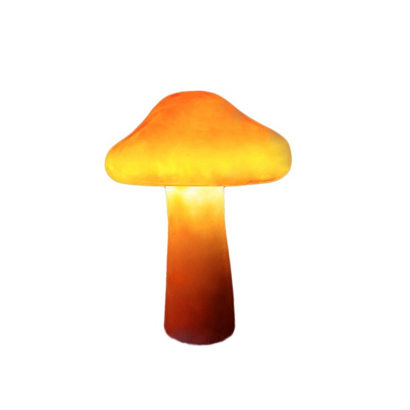 Ray Mushroom Outdoor Ground Light, Hardwired/Solar, Orange - Neutralighting