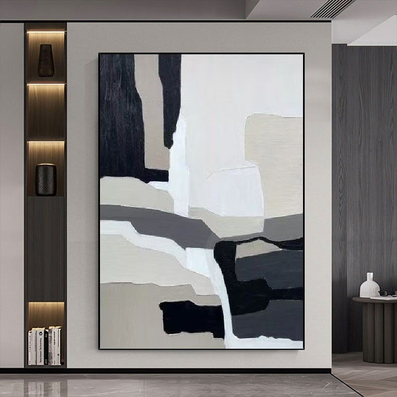 Handcrafted Minimalist Abstract Painting – Modern Wall Art for Home Decor MA1079
