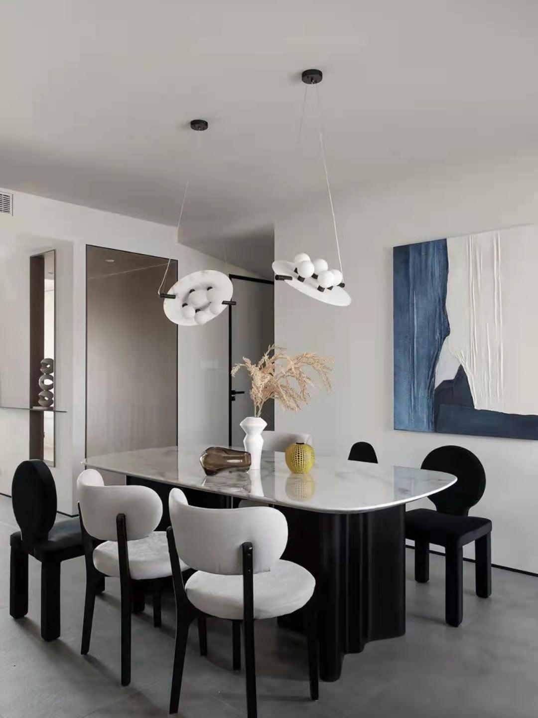 Imirila Disc Shaped Glass Pendant Light - Neutralighting