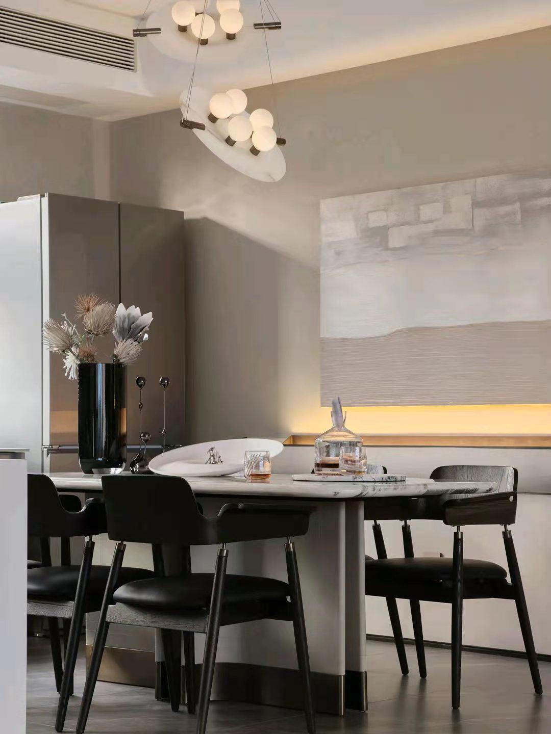 Imirila Disc Shaped Glass Pendant Light - Neutralighting