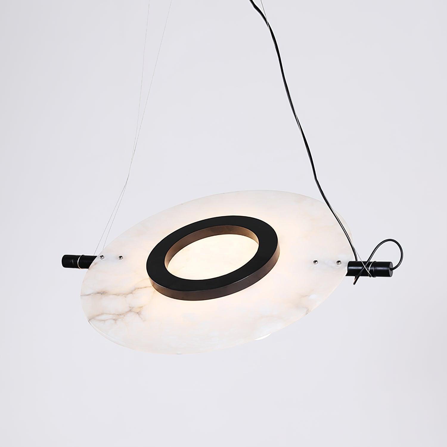 Imirila Disc Shaped Glass Pendant Light - Neutralighting