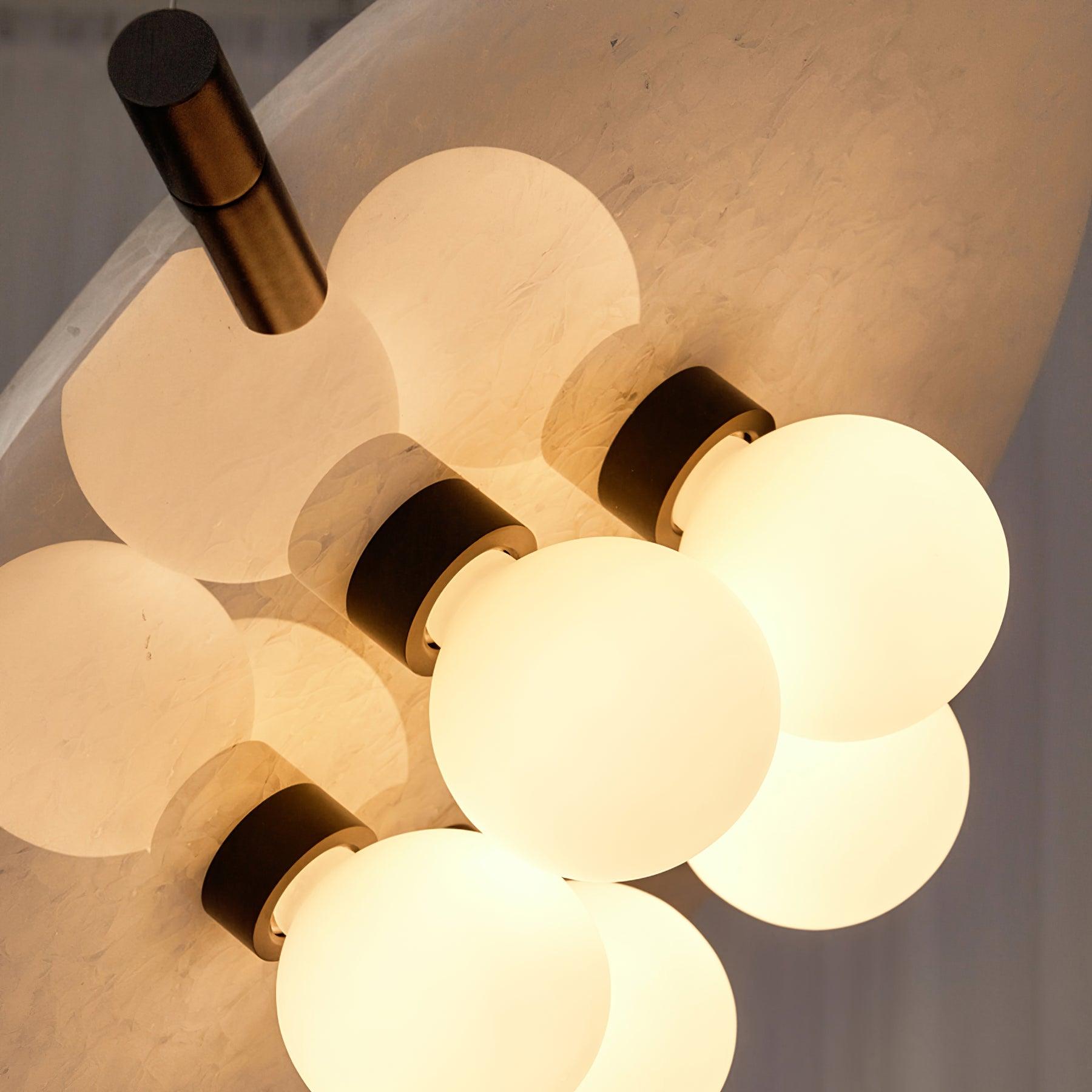 Imirila Disc Shaped Glass Pendant Light - Neutralighting