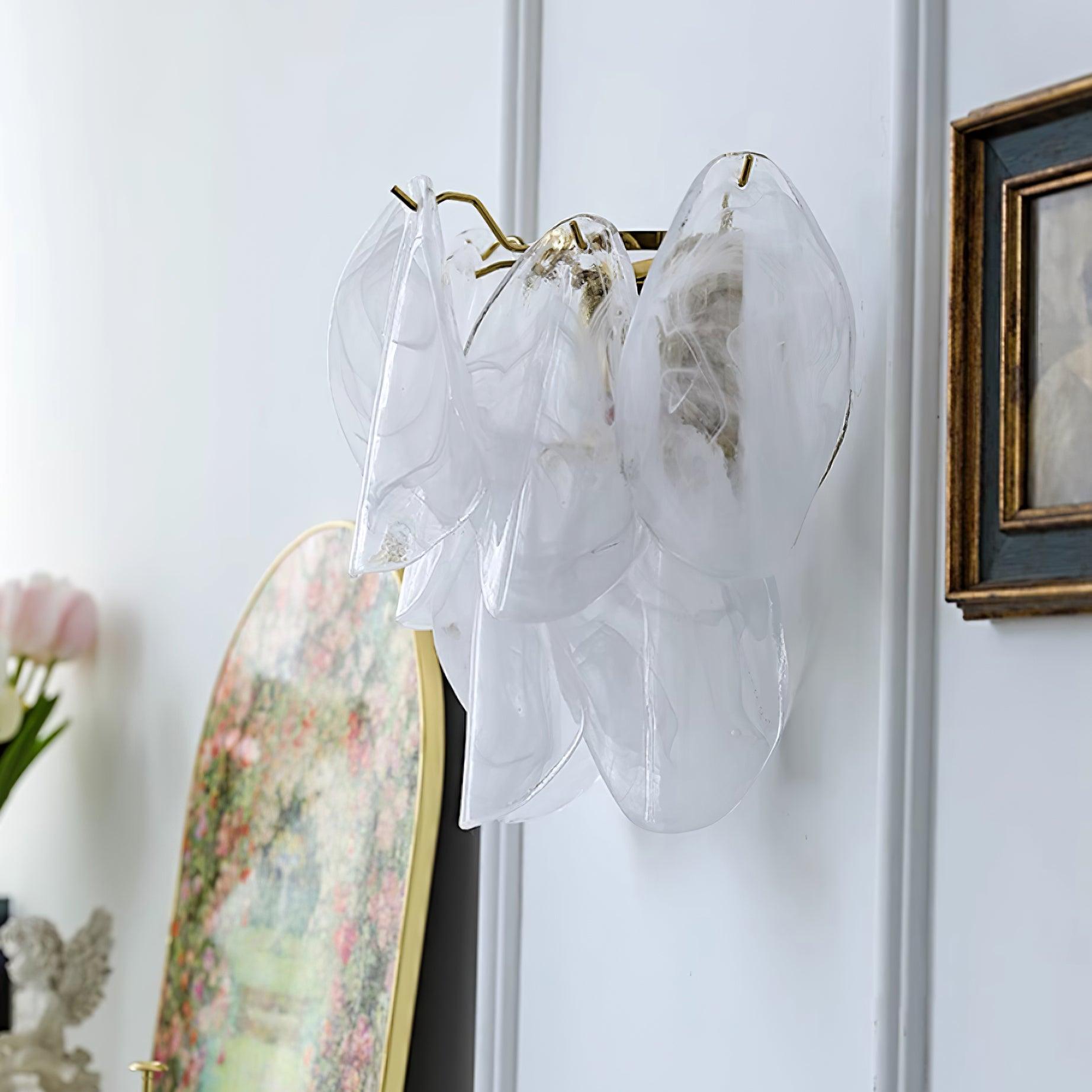 Evelo Petal Glass Wall Lamp - Neutralighting