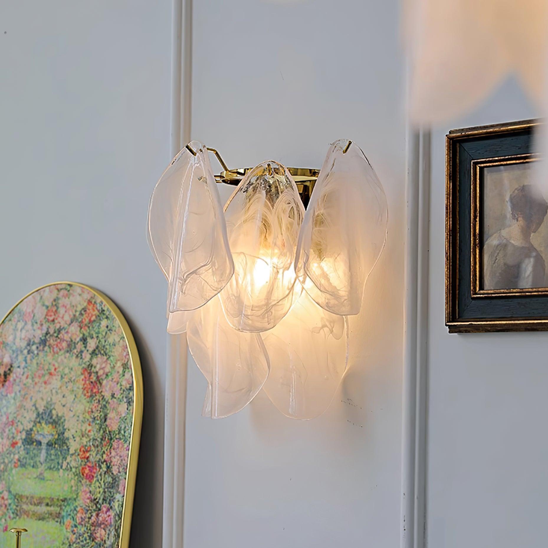 Evelo Petal Glass Wall Lamp - Neutralighting