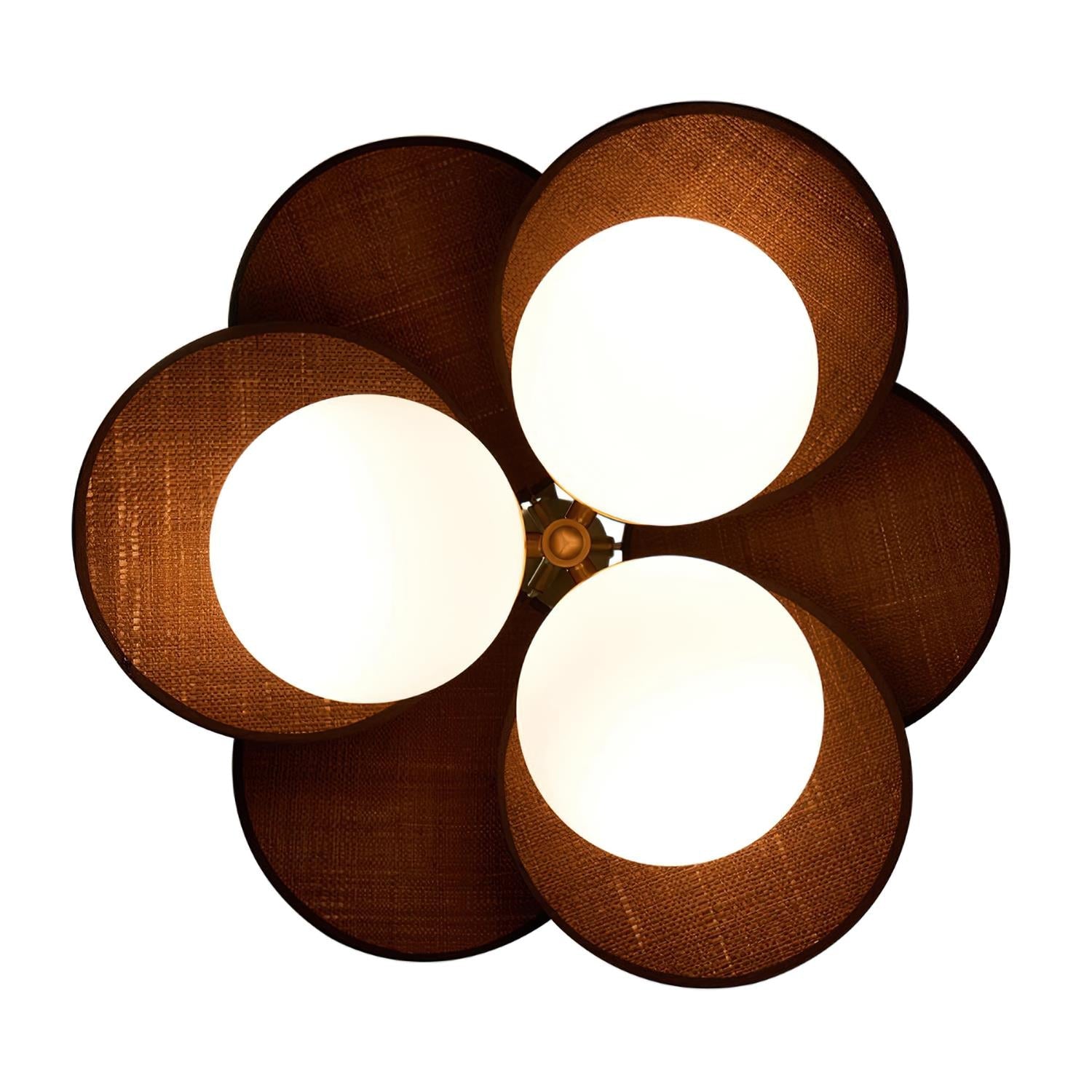 Florin Wooden Petal Pendant Light - Neutralighting