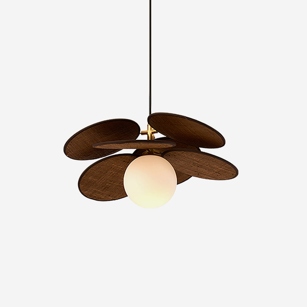 Florin Wooden Petal Pendant Light - Neutralighting