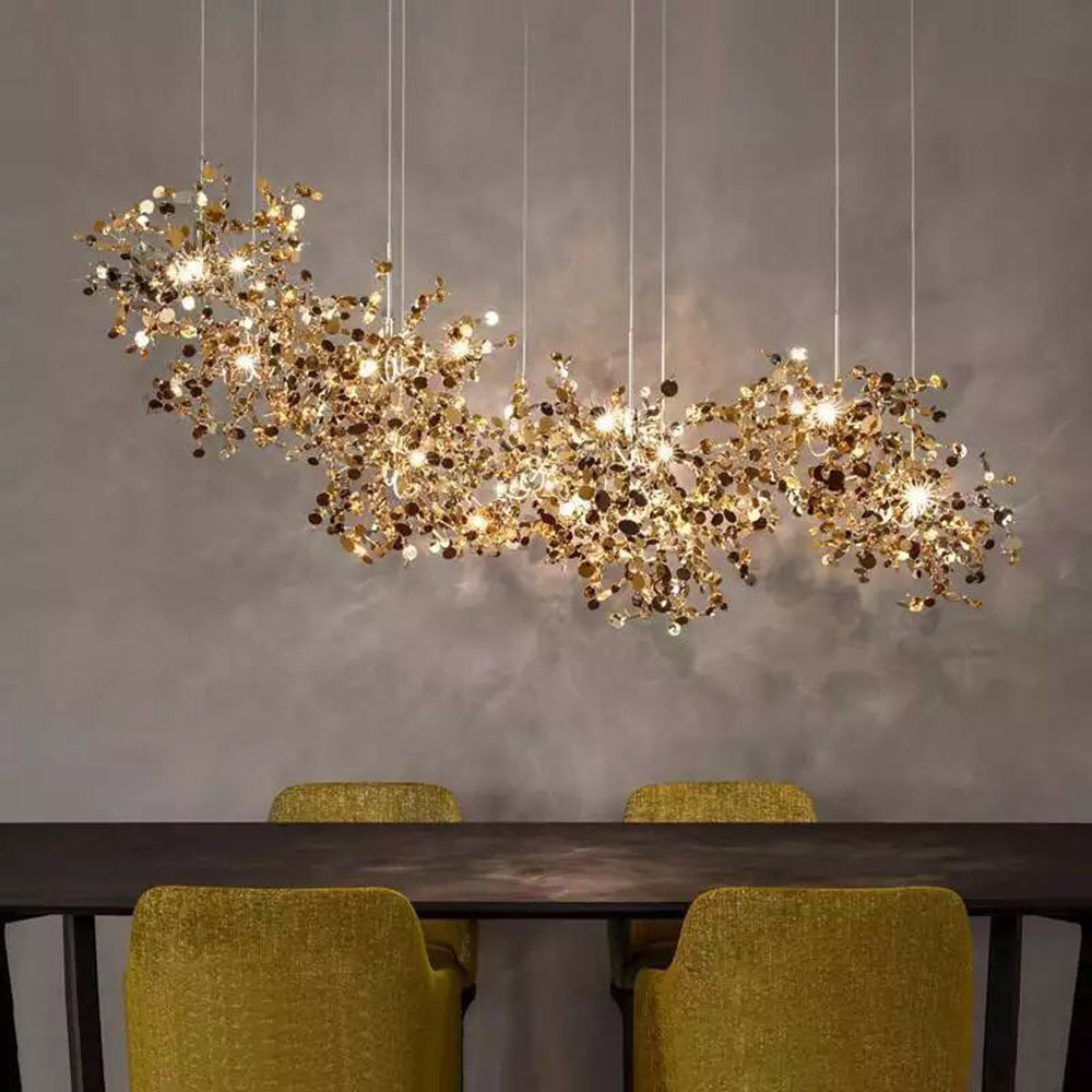 Olivia Artsy Classy Cluster Fireworks Pendant Light, Stainless steel - Neutralighting