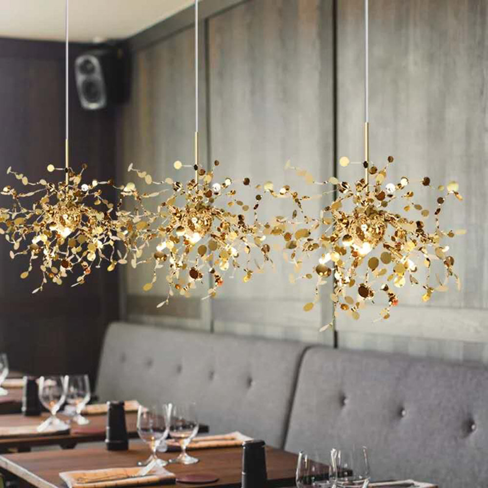 Olivia Artsy Classy Cluster Fireworks Pendant Light, Stainless steel - Neutralighting