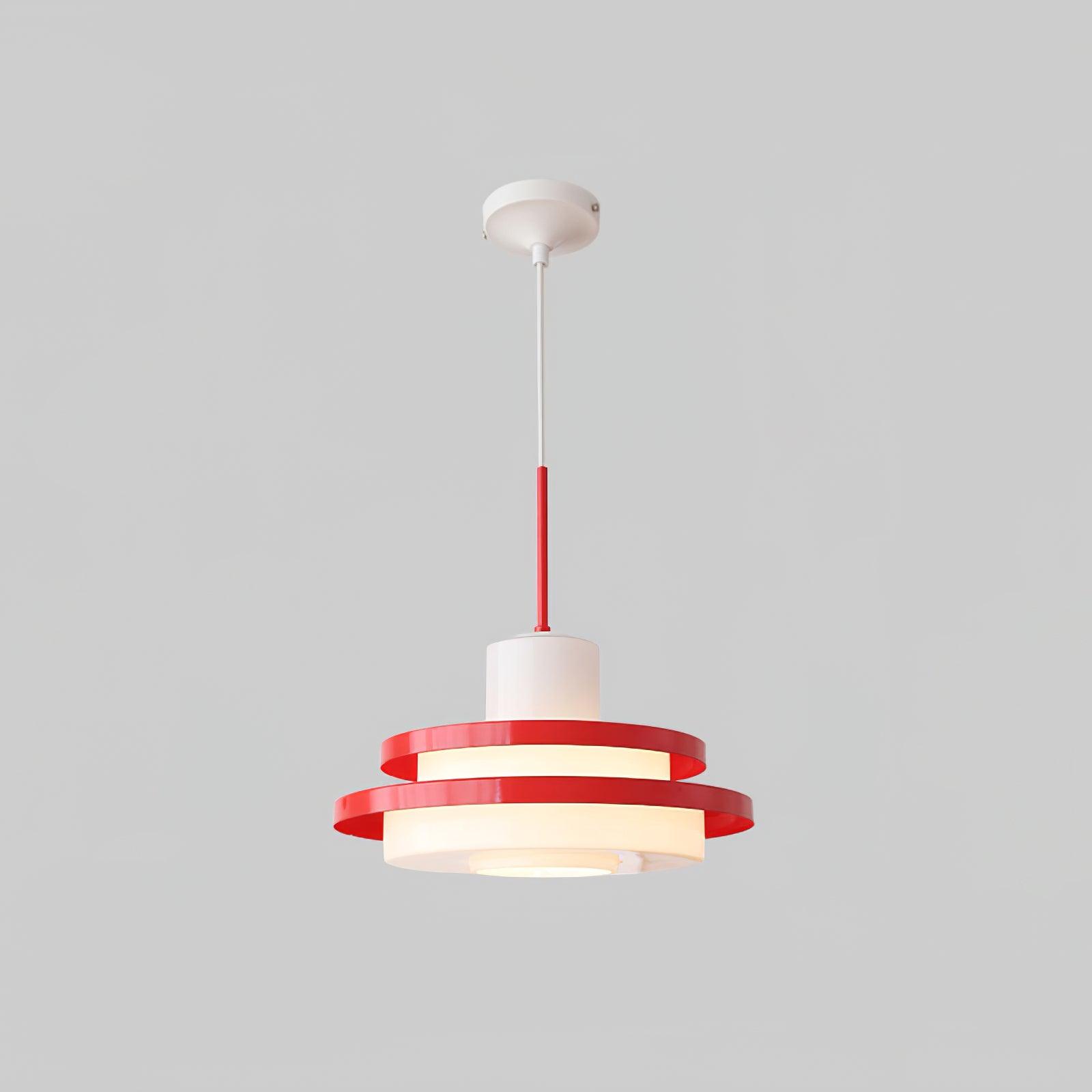 Eviso Red and White Pendant Light - Neutralighting