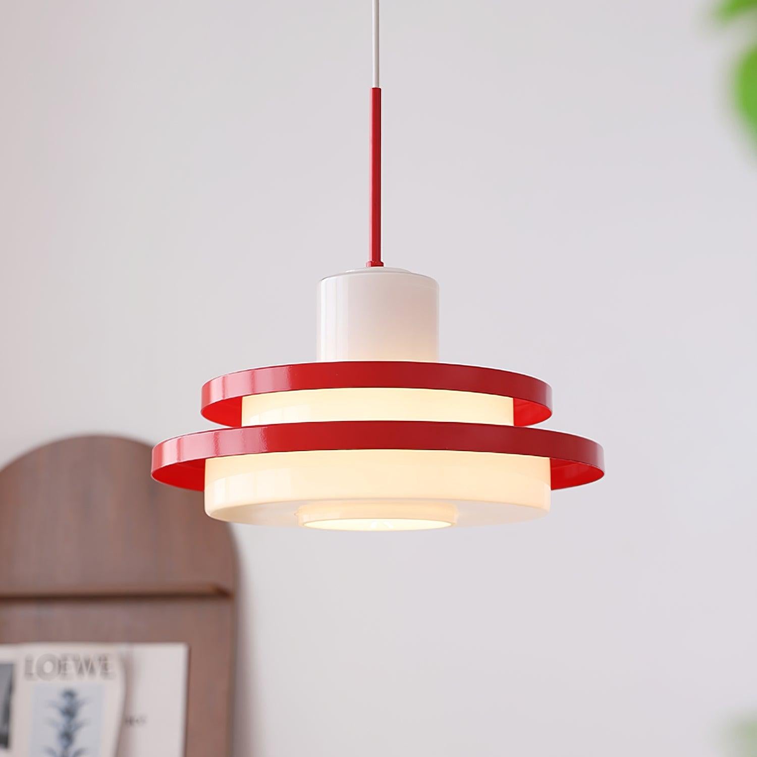 Eviso Red and White Pendant Light - Neutralighting
