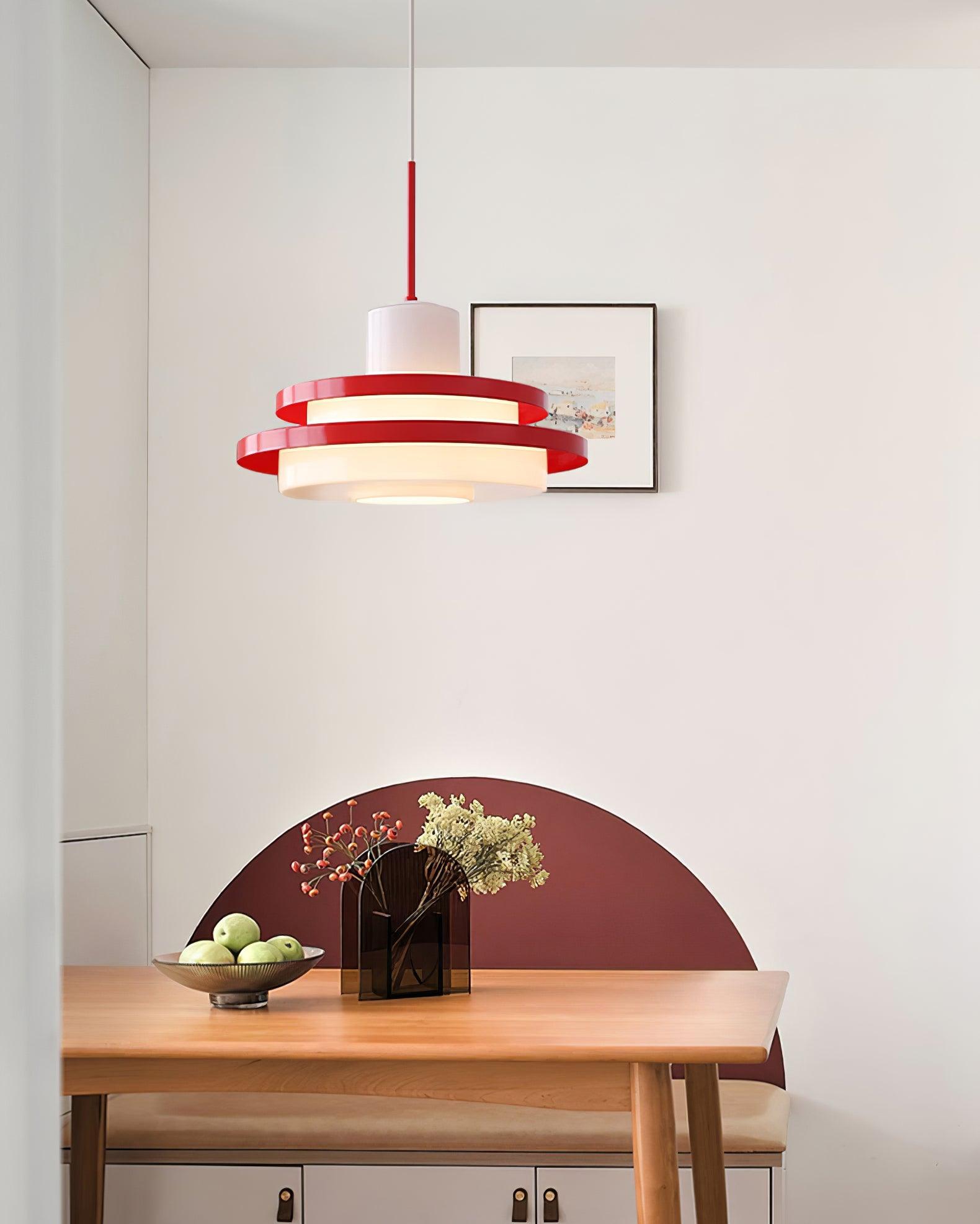 Eviso Red and White Pendant Light - Neutralighting