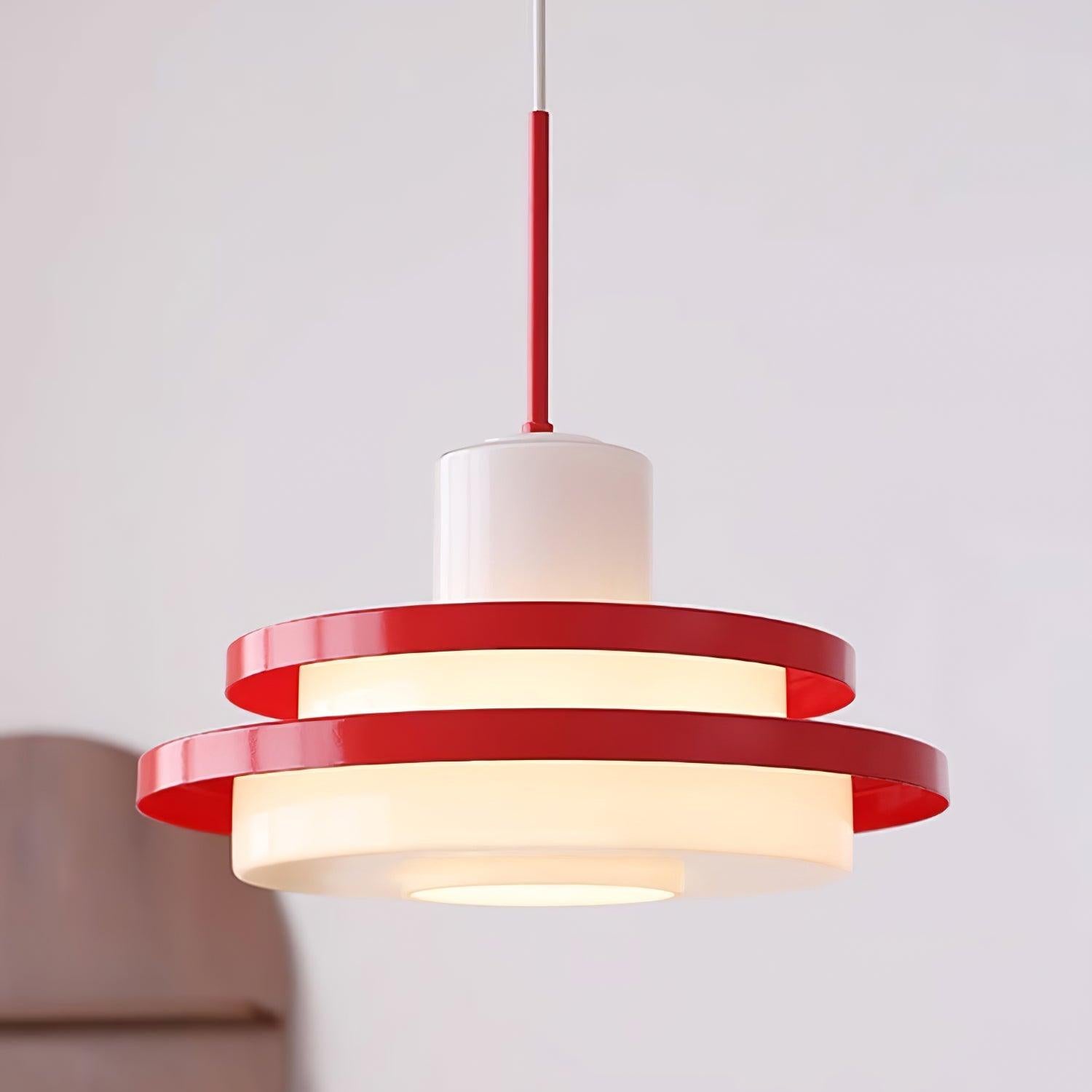 Eviso Red and White Pendant Light - Neutralighting