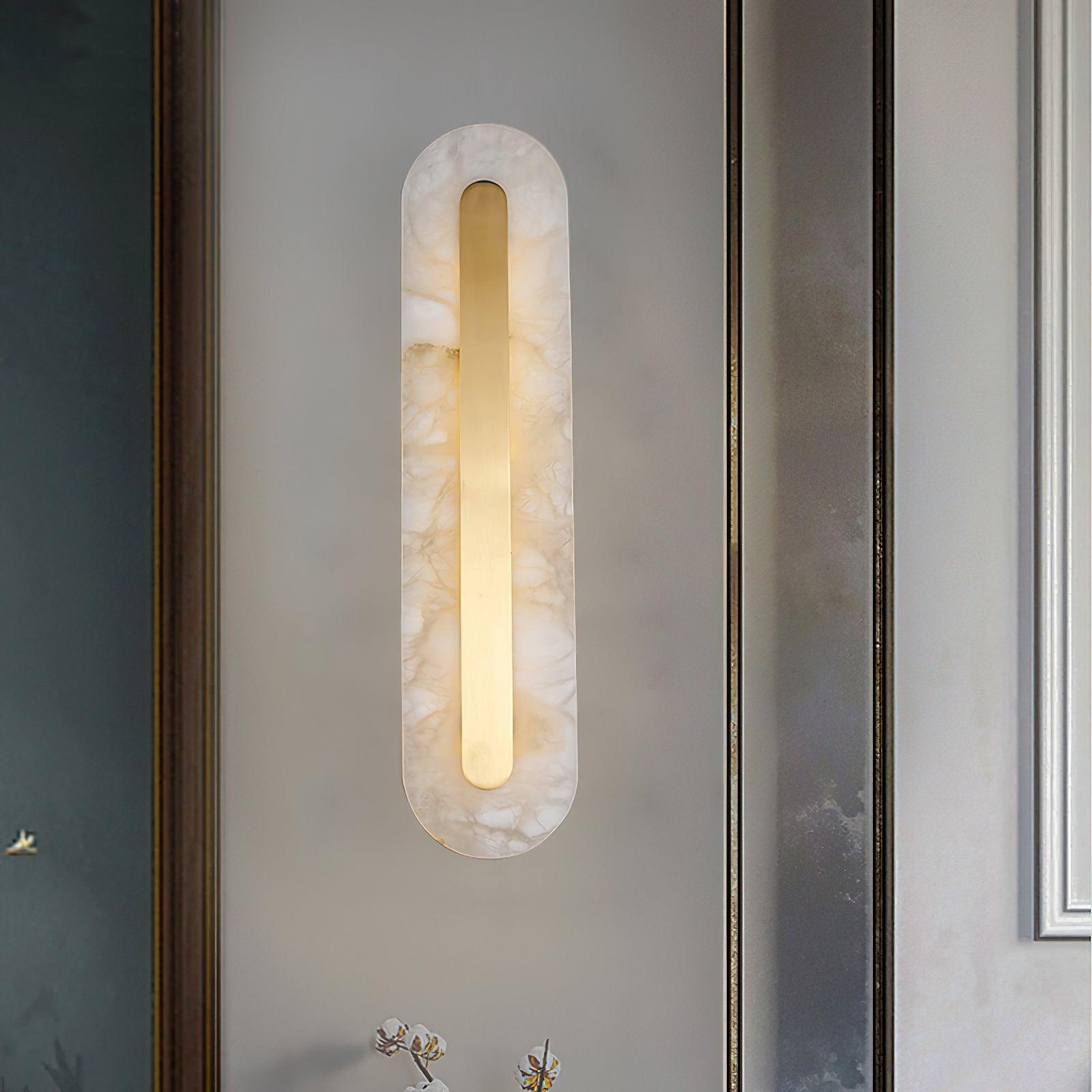 Hurn Alabaster Rounded Wall Lamp - Neutralighting