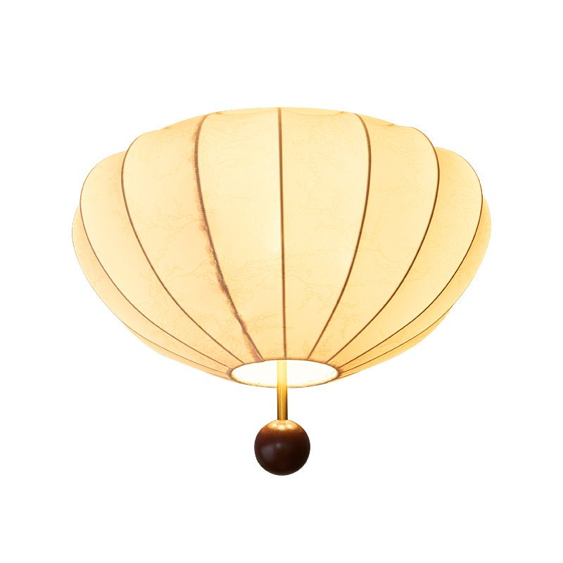 Willow Ceiling Light Marceline Wood & Fabric - Neutralighting