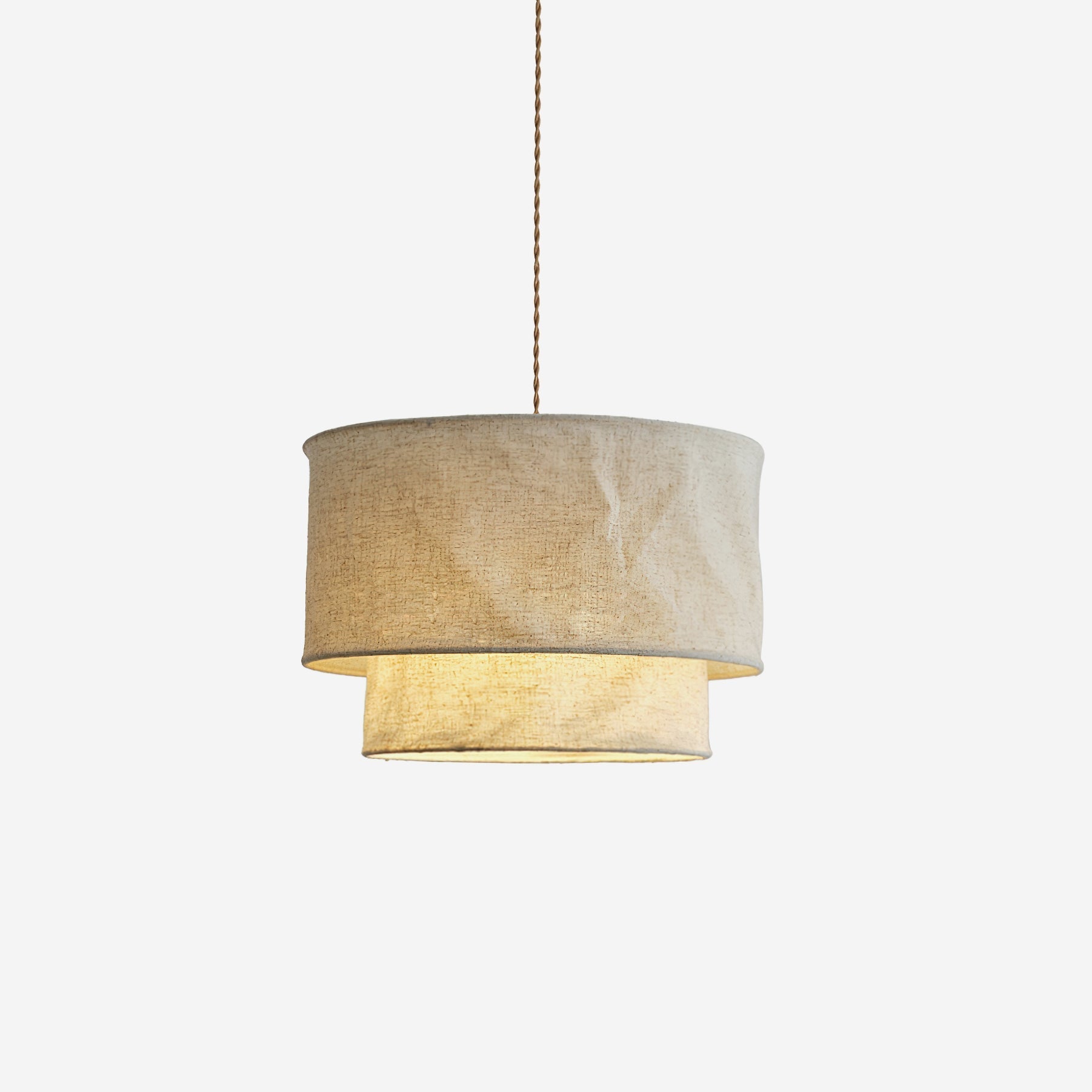 Nuvai Natural Linen Pendant Light - Neutralighting