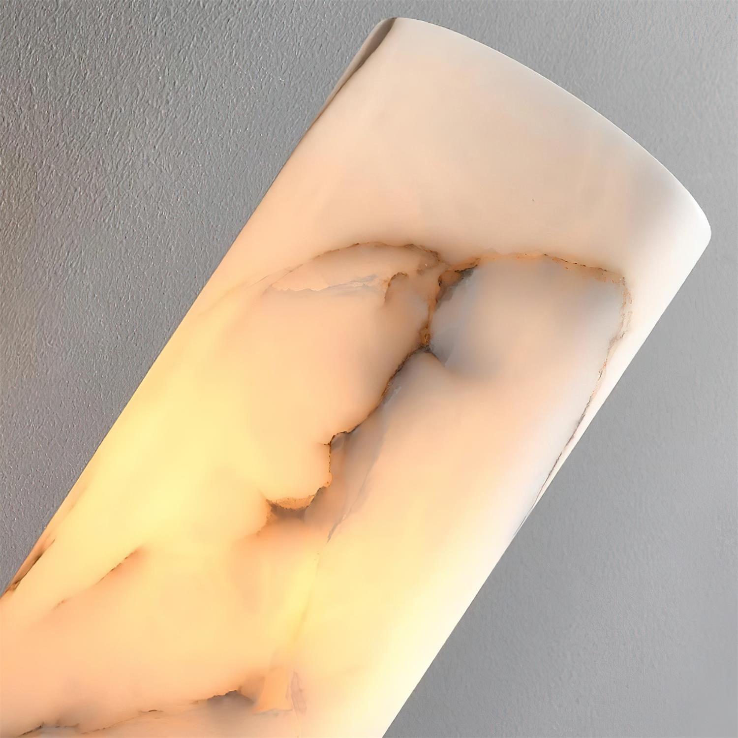 Luste Cylindrical Alabaster Wall Lamp - Neutralighting