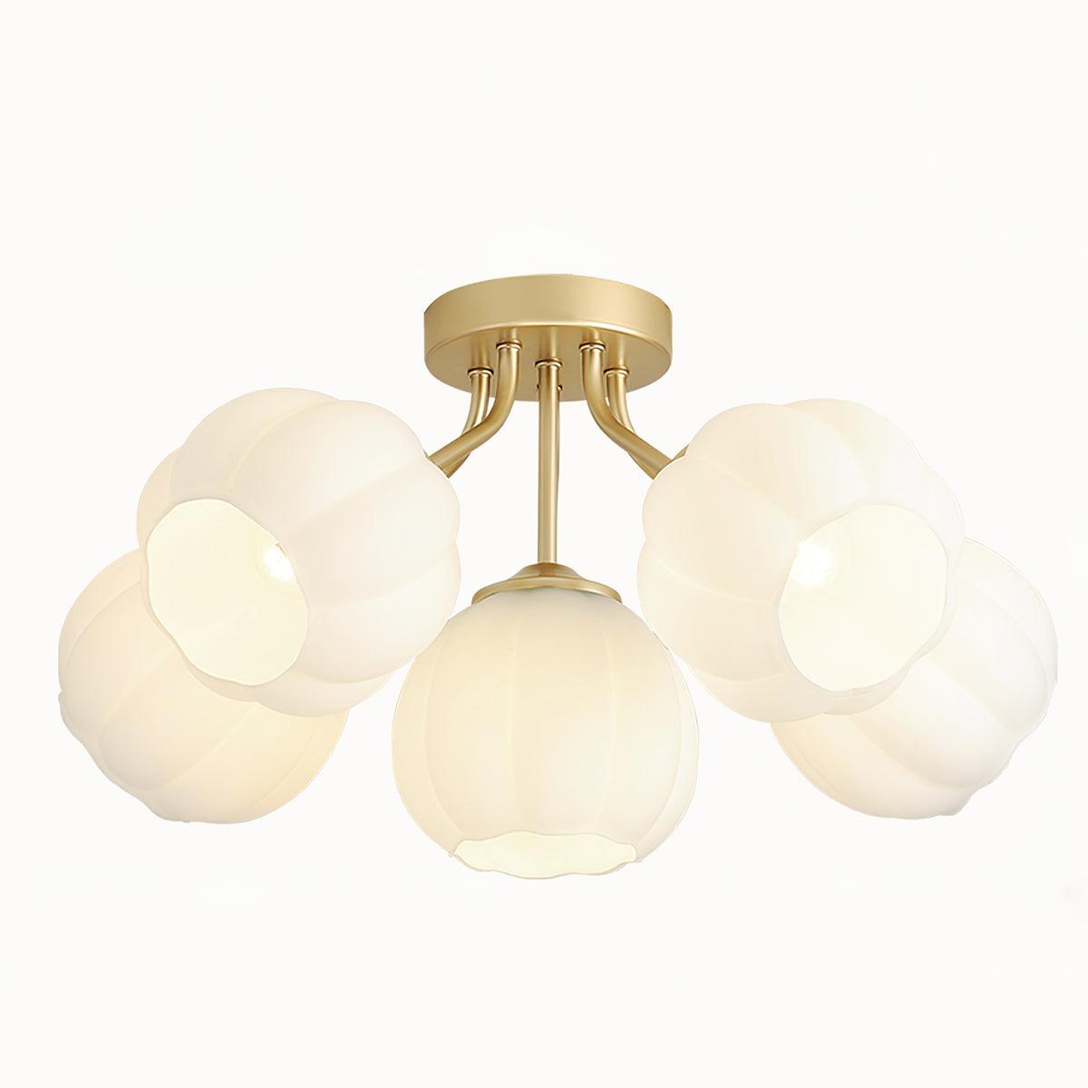 Ceiling Light Petal Globe Cluster Soft Glow Romantic Floral - Neutralighting