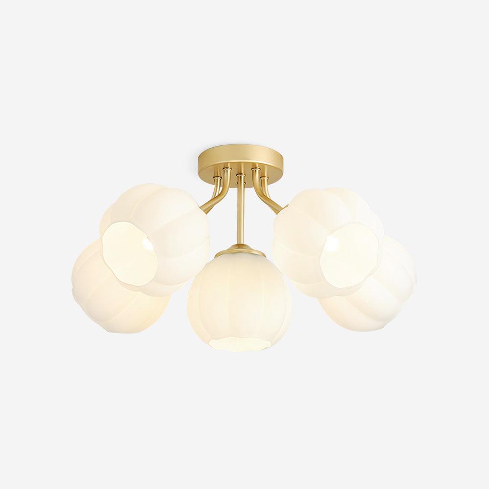Ceiling Light Petal Globe Cluster Soft Glow Romantic Floral - Neutralighting