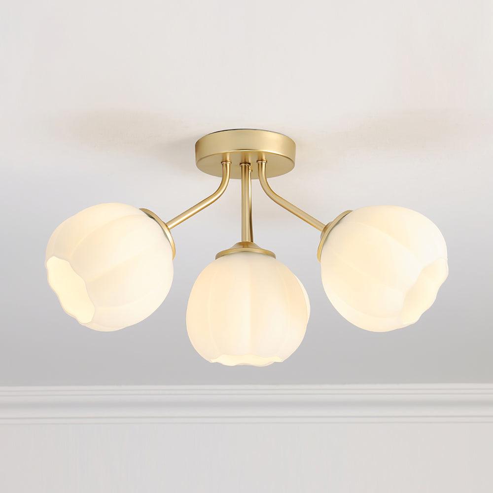 Ceiling Light Petal Globe Cluster Soft Glow Romantic Floral - Neutralighting
