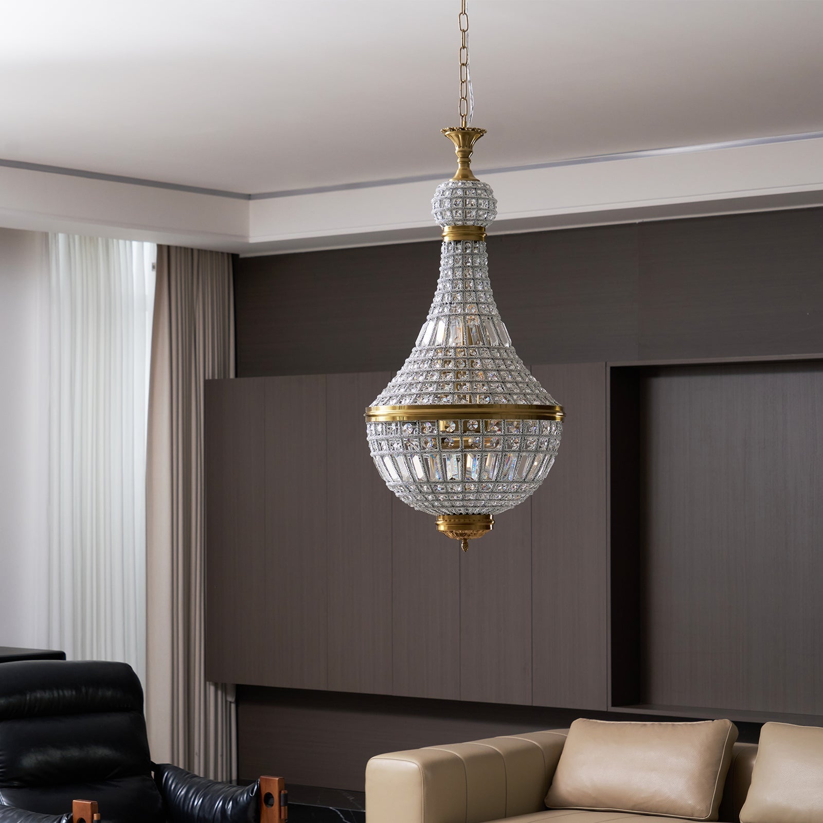 Auristella Crystal Chandelier - Neutralighting