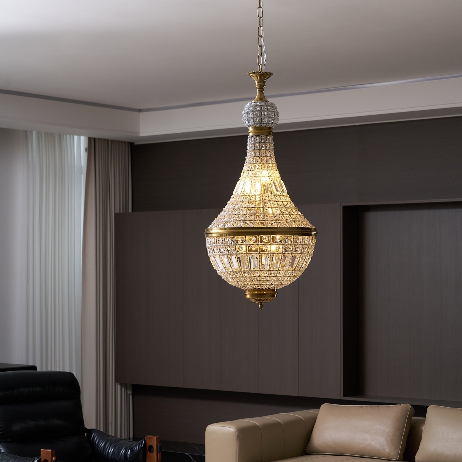 Auristella Crystal Chandelier - Neutralighting