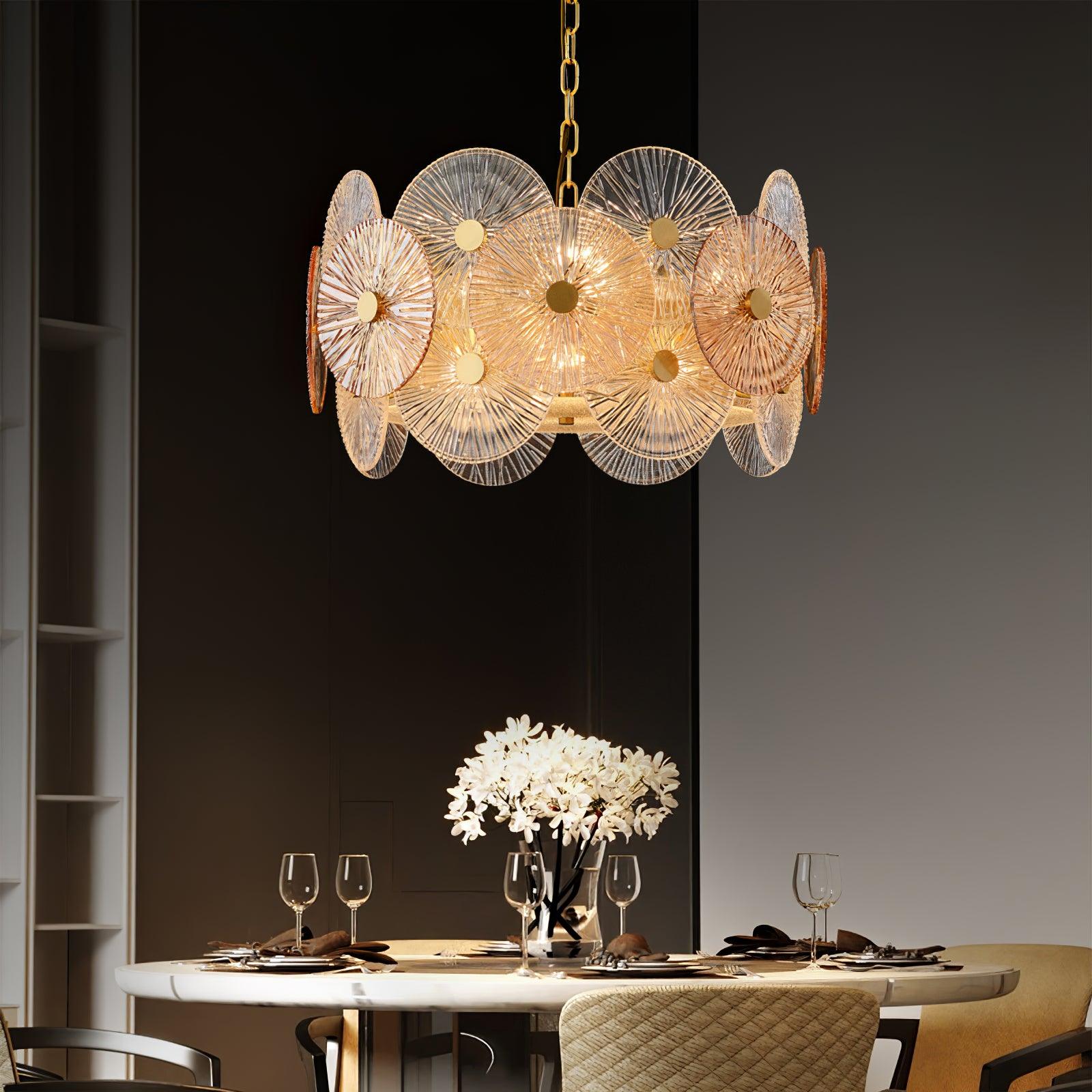 Aurelia Glass Chandelier - Neutralighting