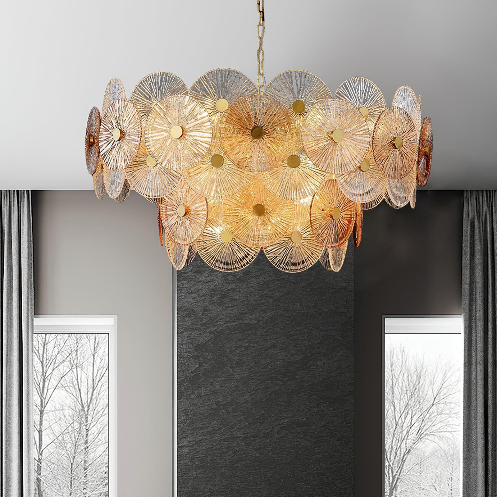 Aurelia Glass Chandelier - Neutralighting