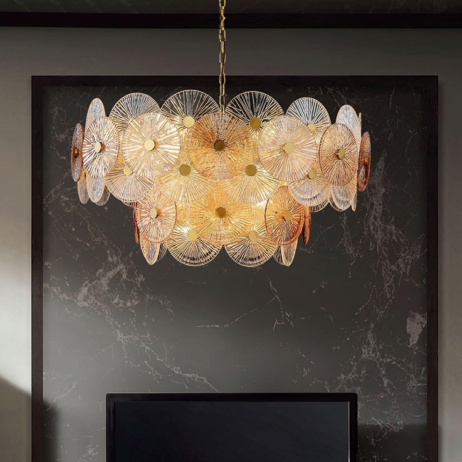 Aurelia Glass Chandelier - Neutralighting