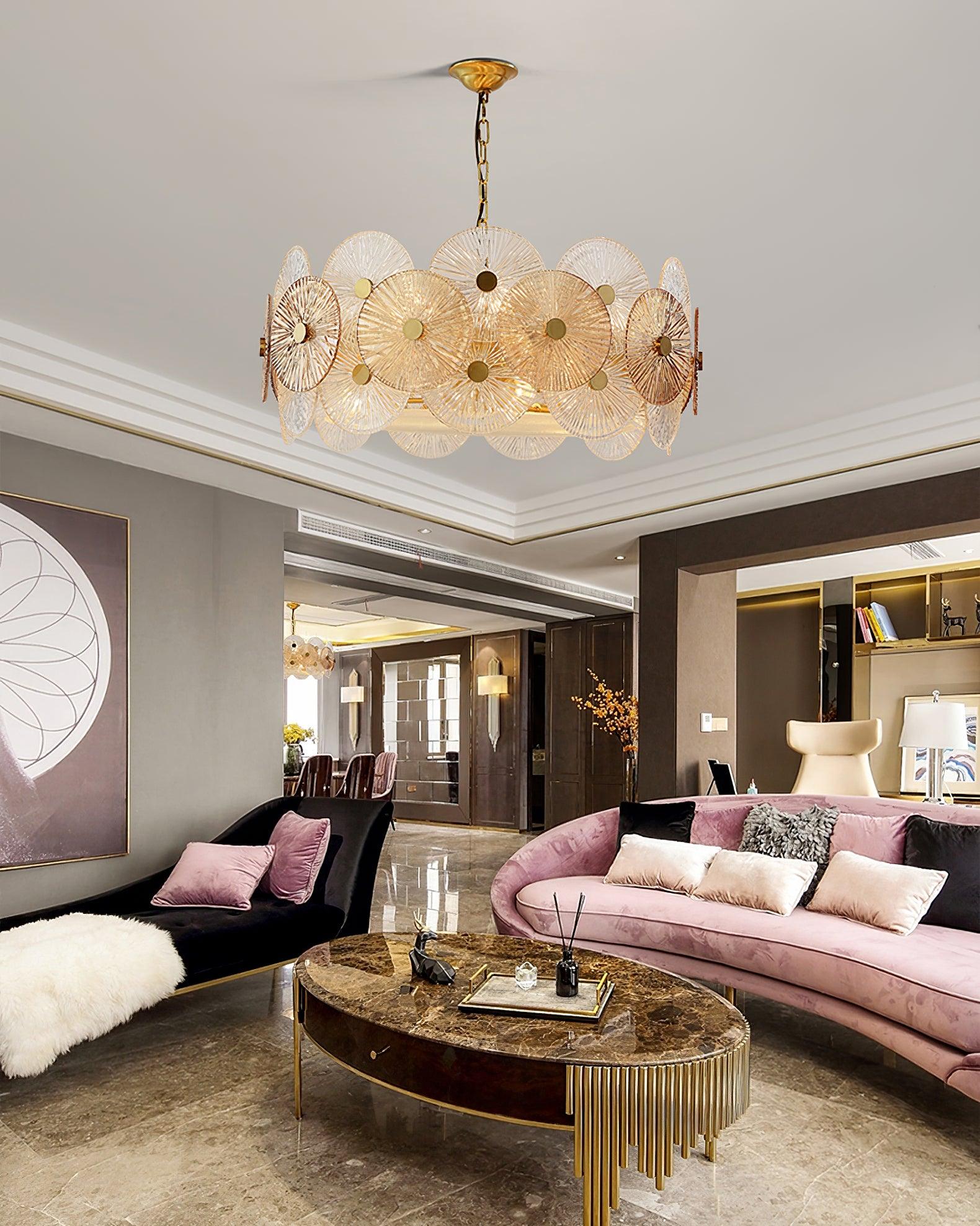 Aurelia Glass Chandelier - Neutralighting