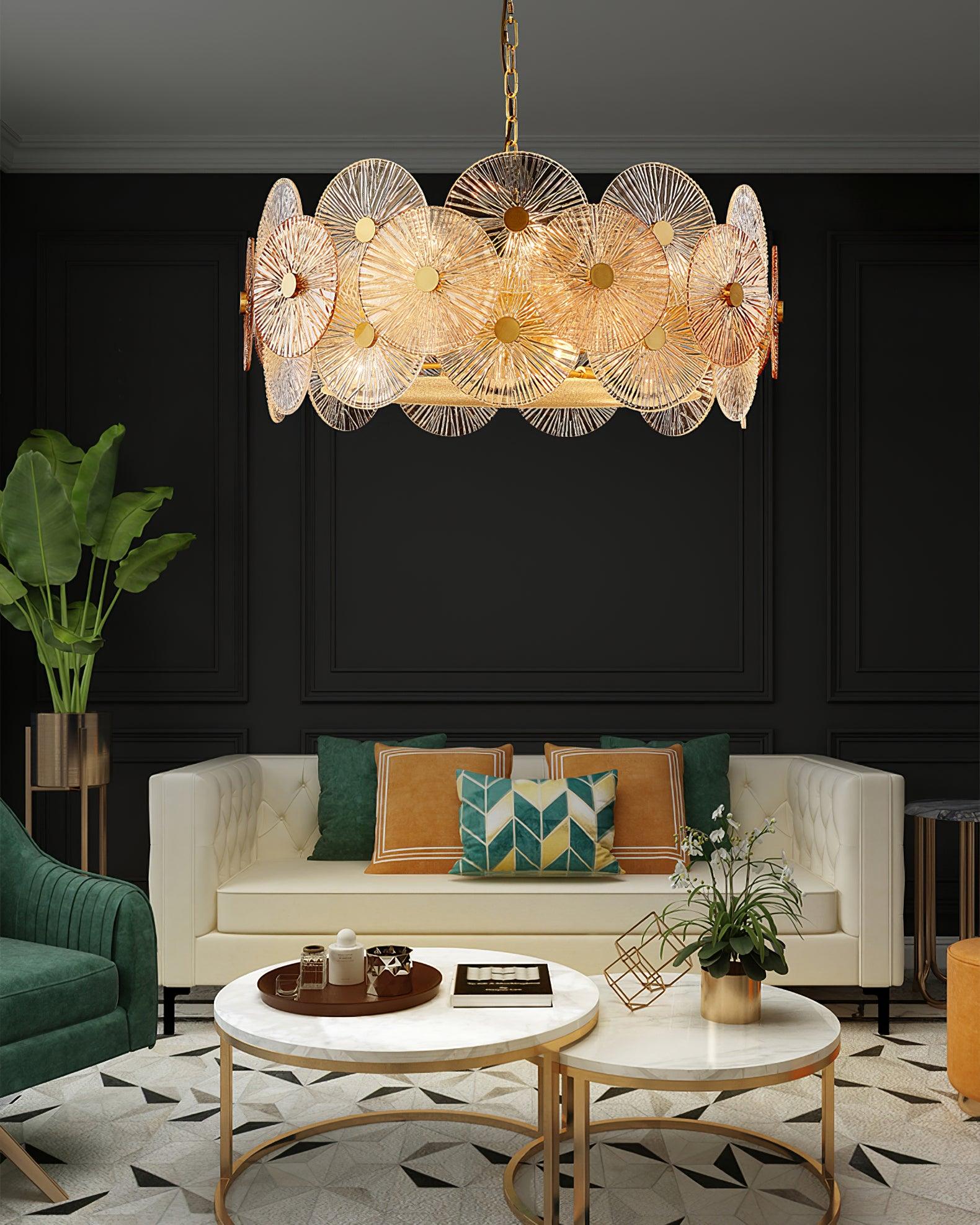 Aurelia Glass Chandelier - Neutralighting