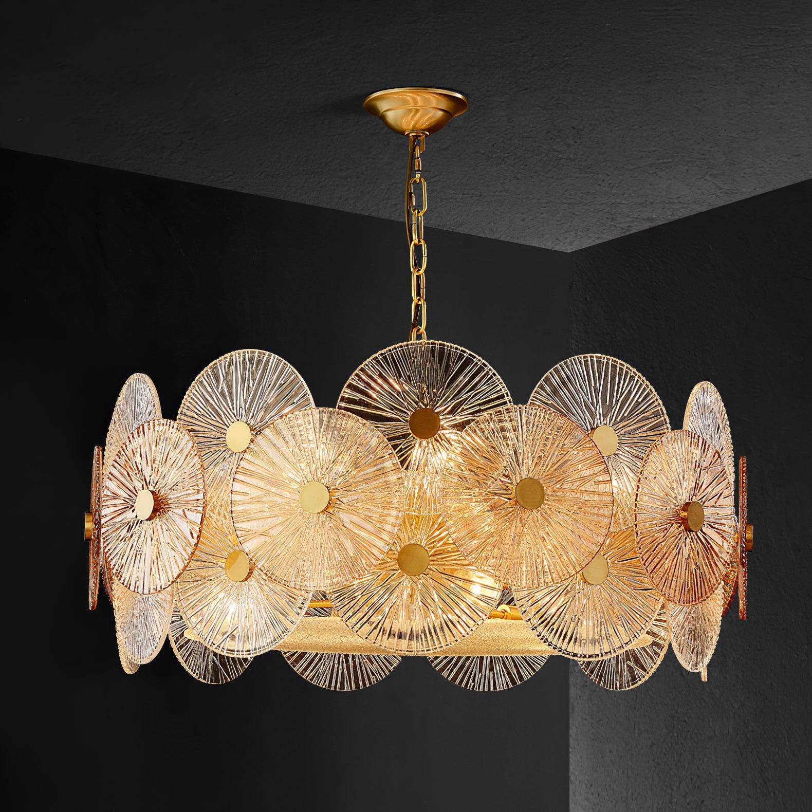 Aurelia Glass Chandelier - Neutralighting