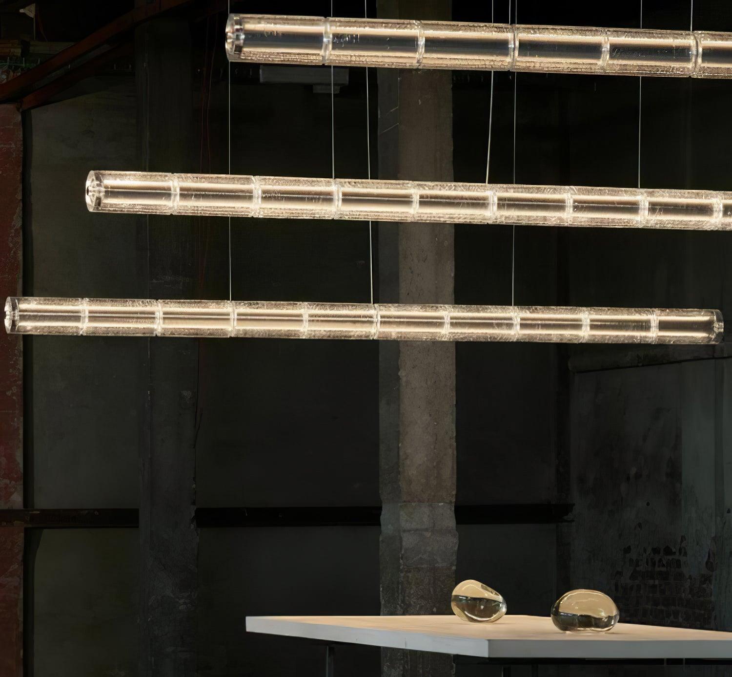 Lyliris Glass Linear Pendant Light - Neutralighting