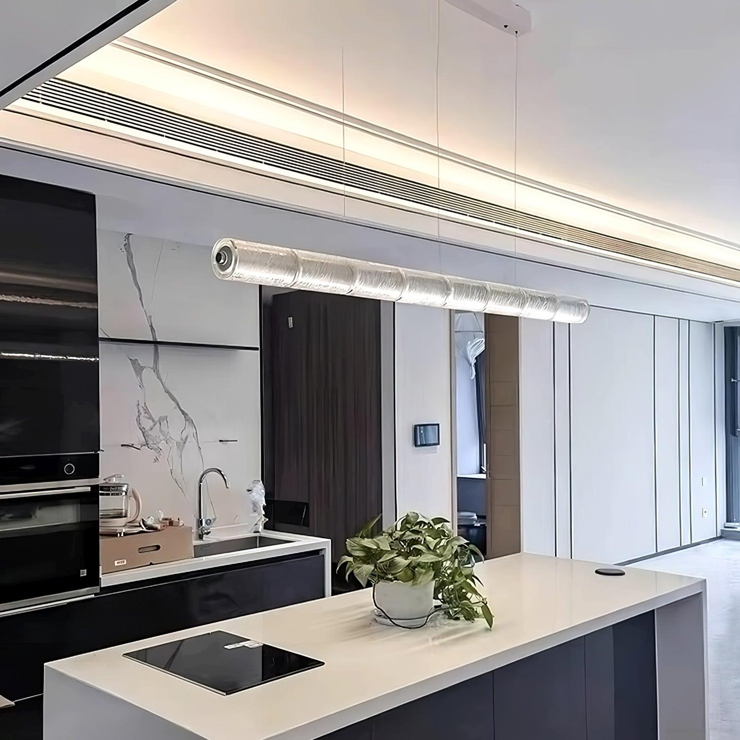 Lyliris Glass Linear Pendant Light - Neutralighting