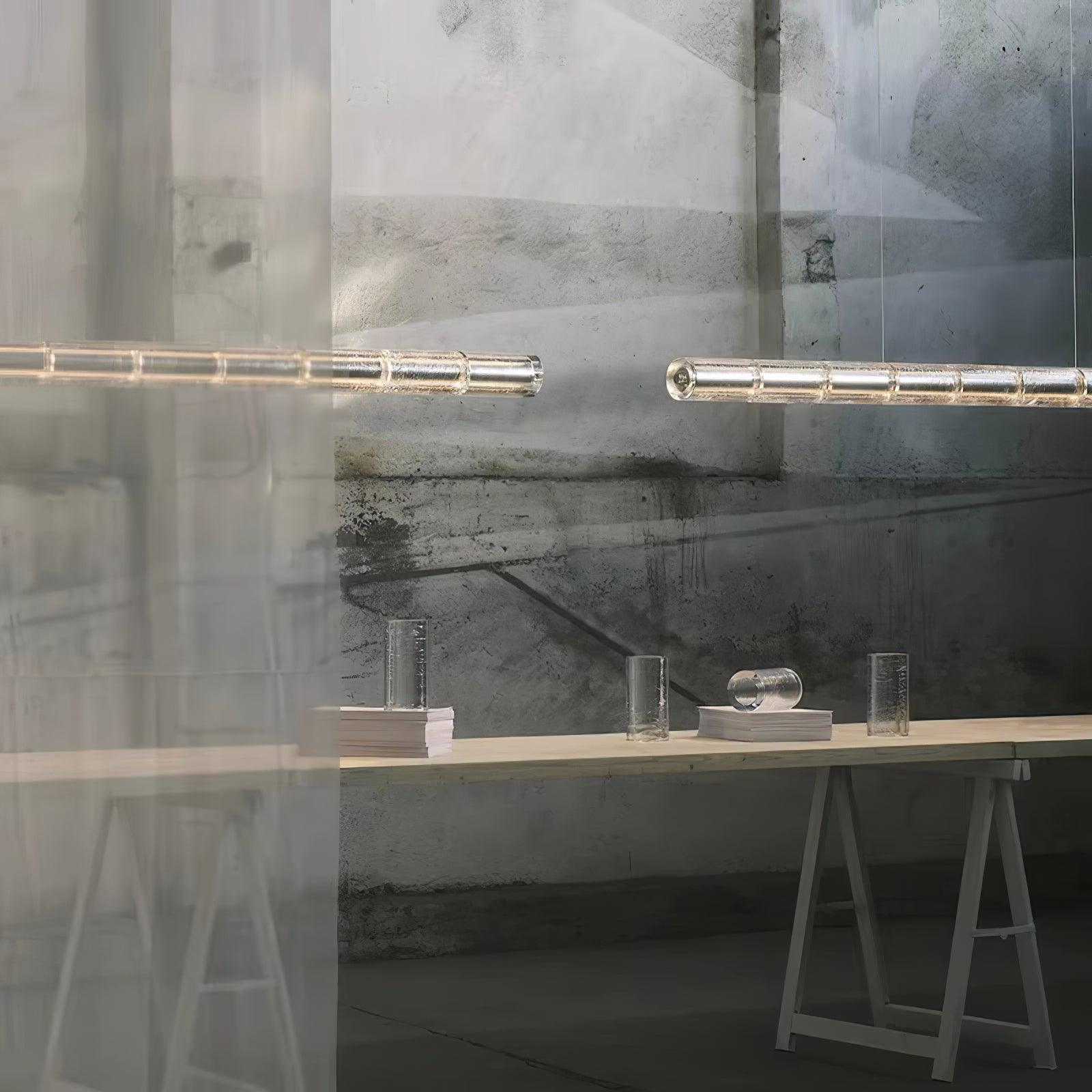 Lyliris Glass Linear Pendant Light - Neutralighting