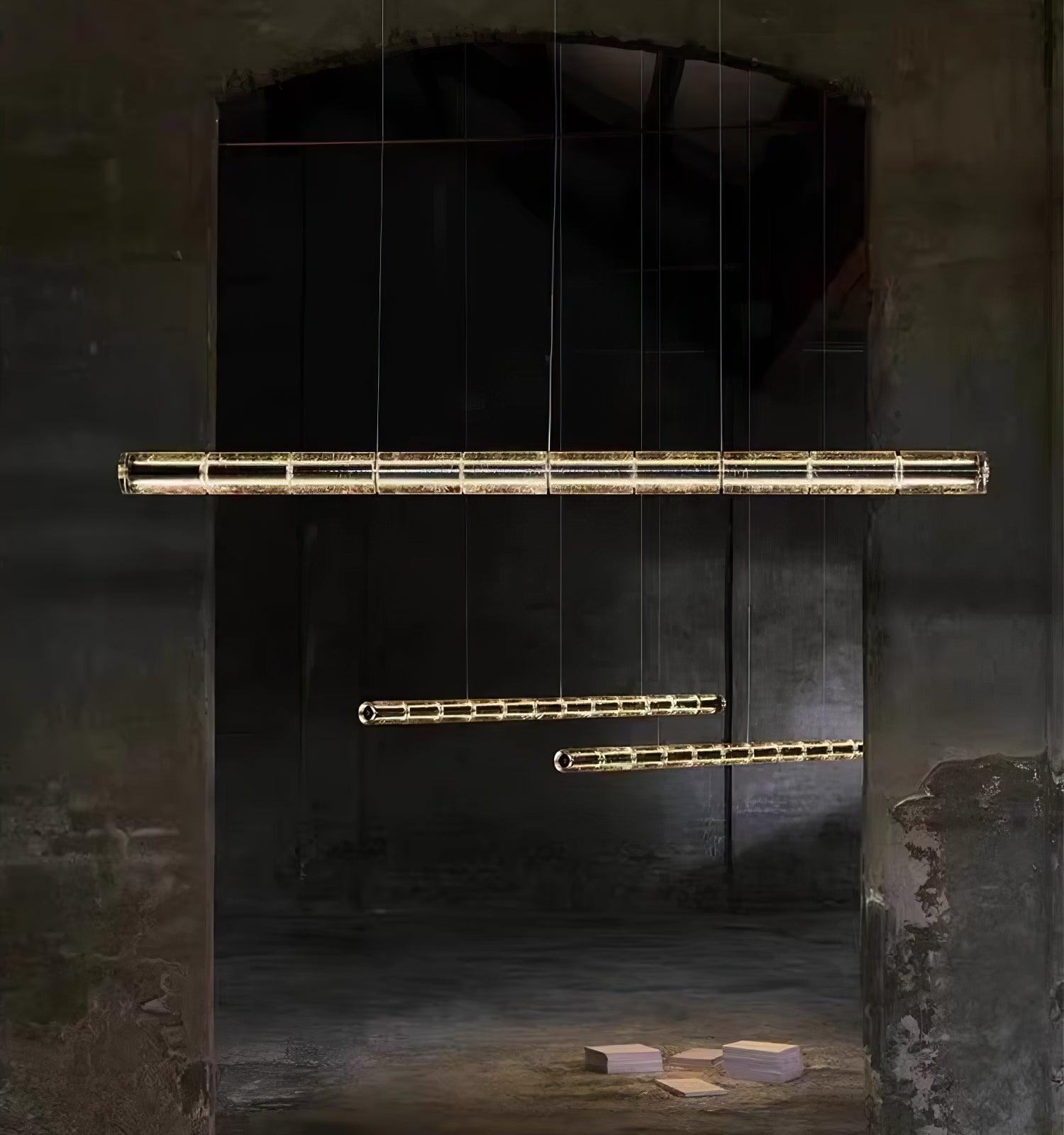 Lyliris Glass Linear Pendant Light - Neutralighting