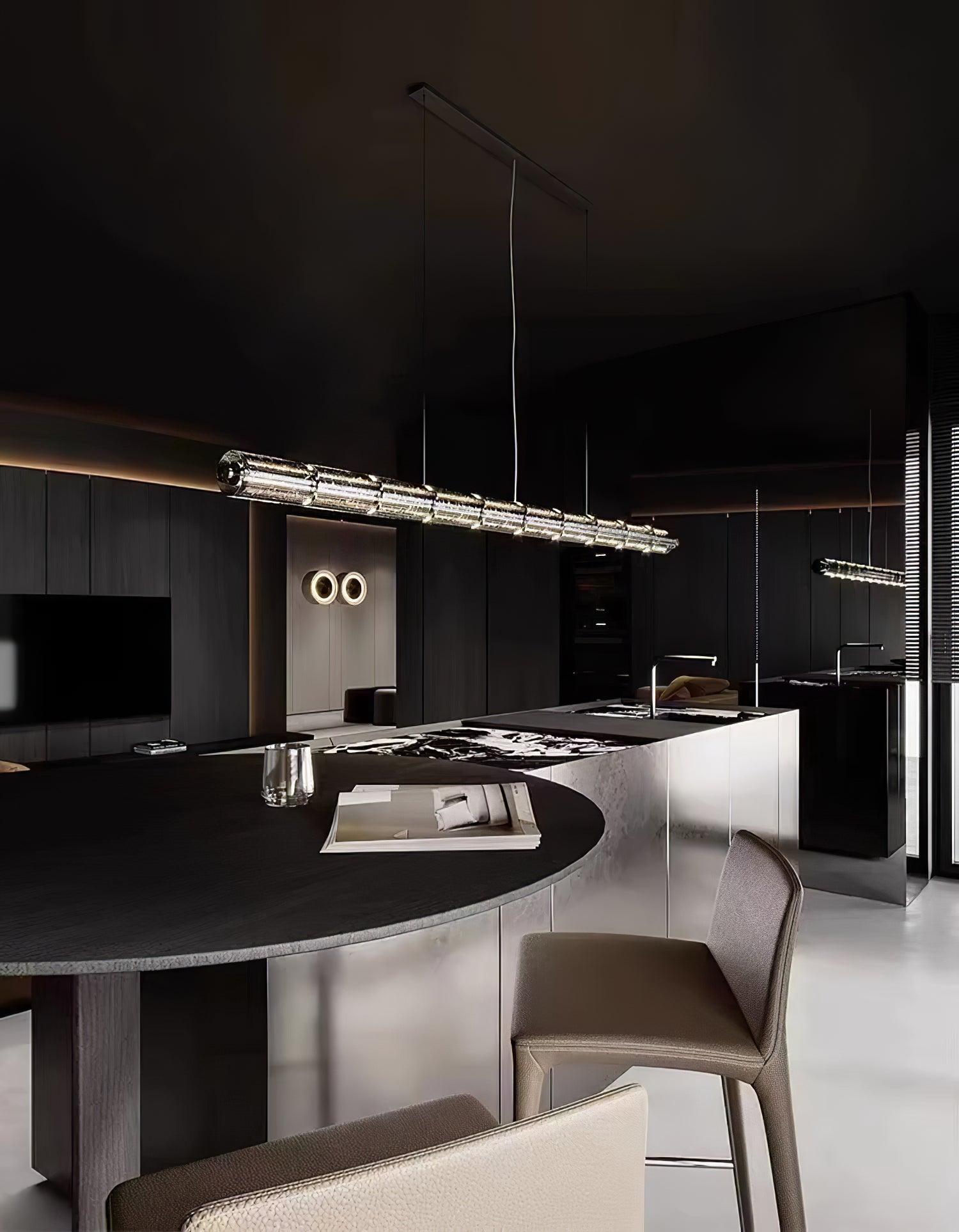Lyliris Glass Linear Pendant Light - Neutralighting