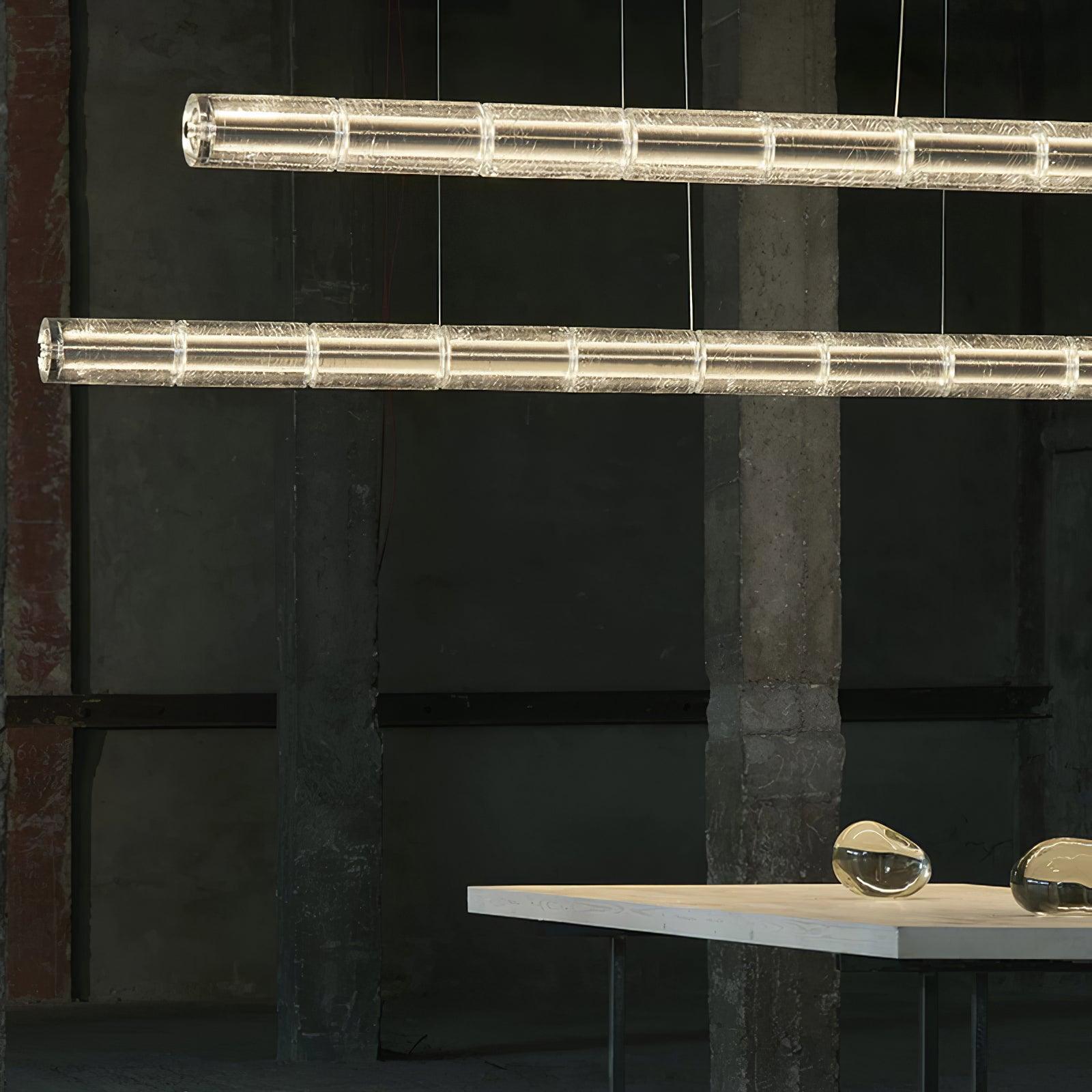 Lyliris Glass Linear Pendant Light - Neutralighting