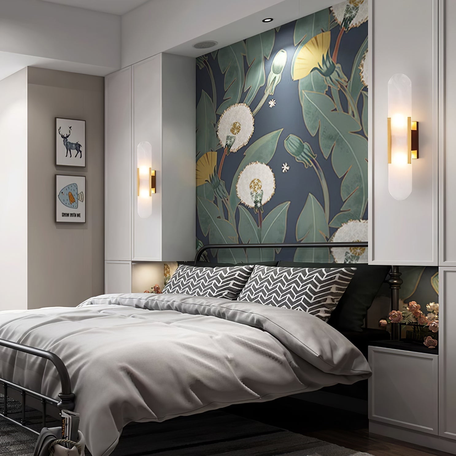 Veo Luxury Alabaster Wall Lamp