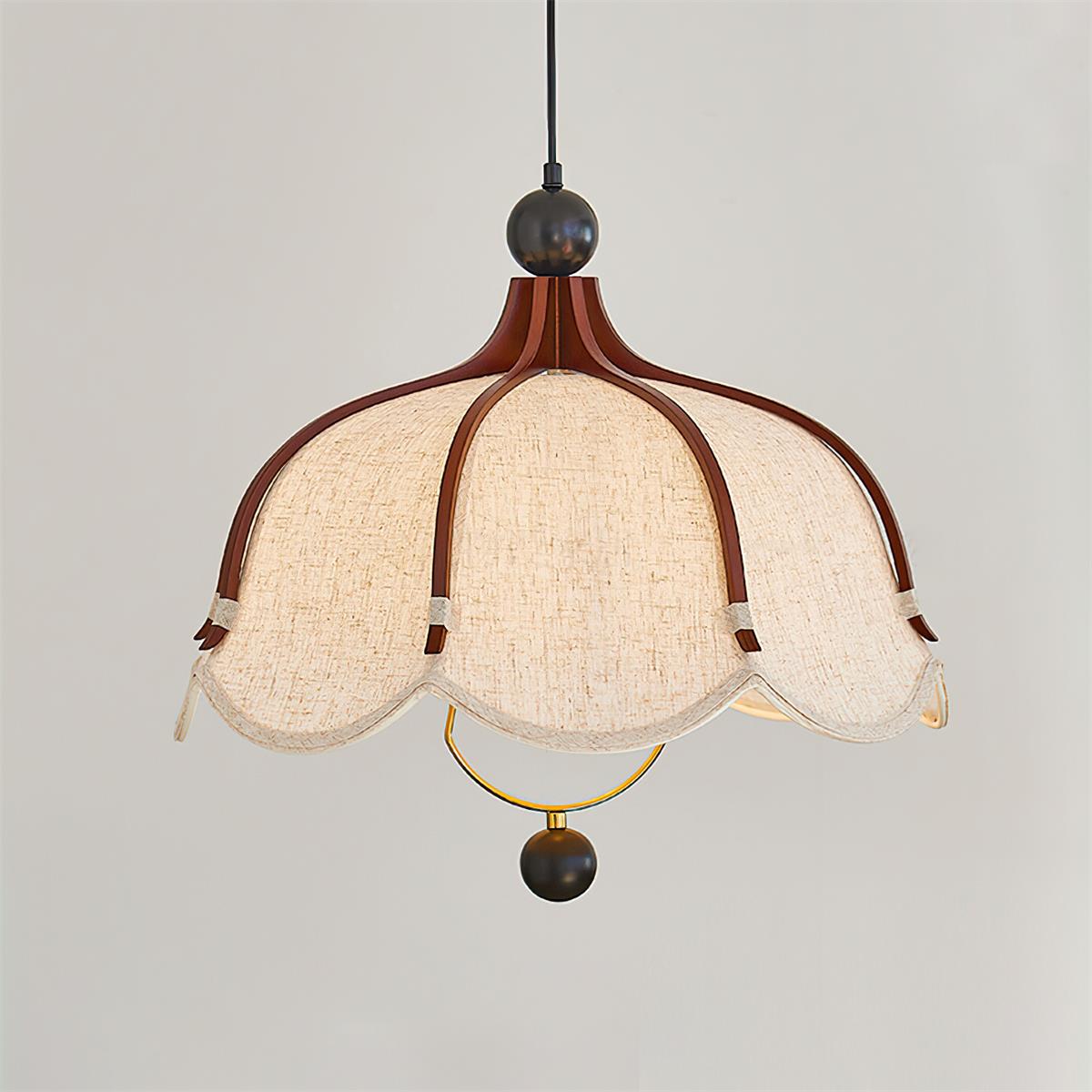 Feyno Vintage Fabric Pendant Light - Neutralighting