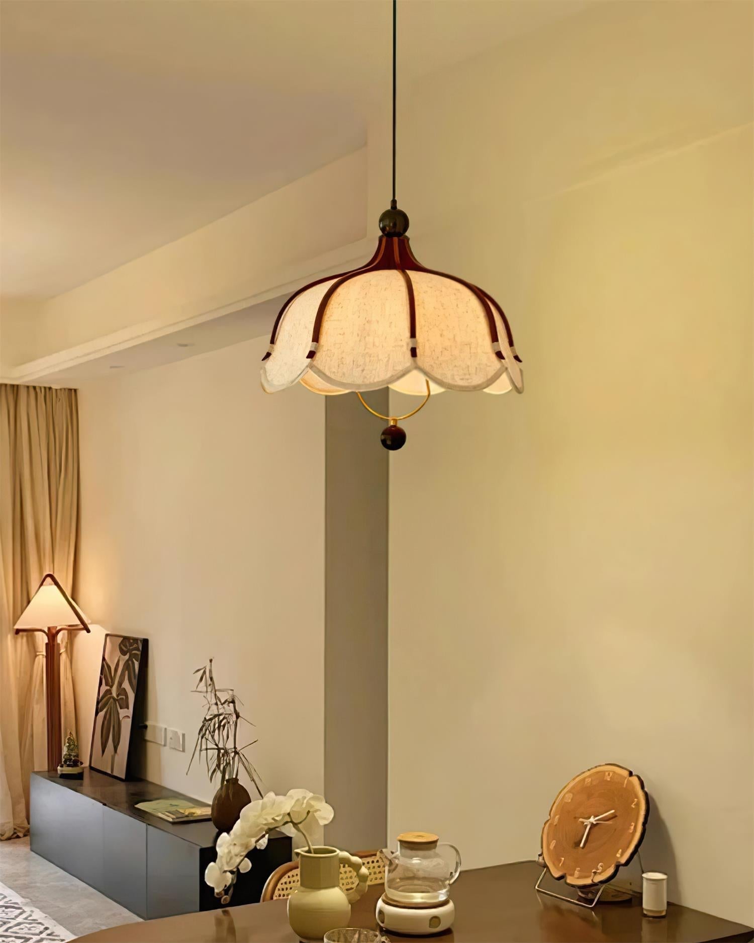 Feyno Vintage Fabric Pendant Light - Neutralighting
