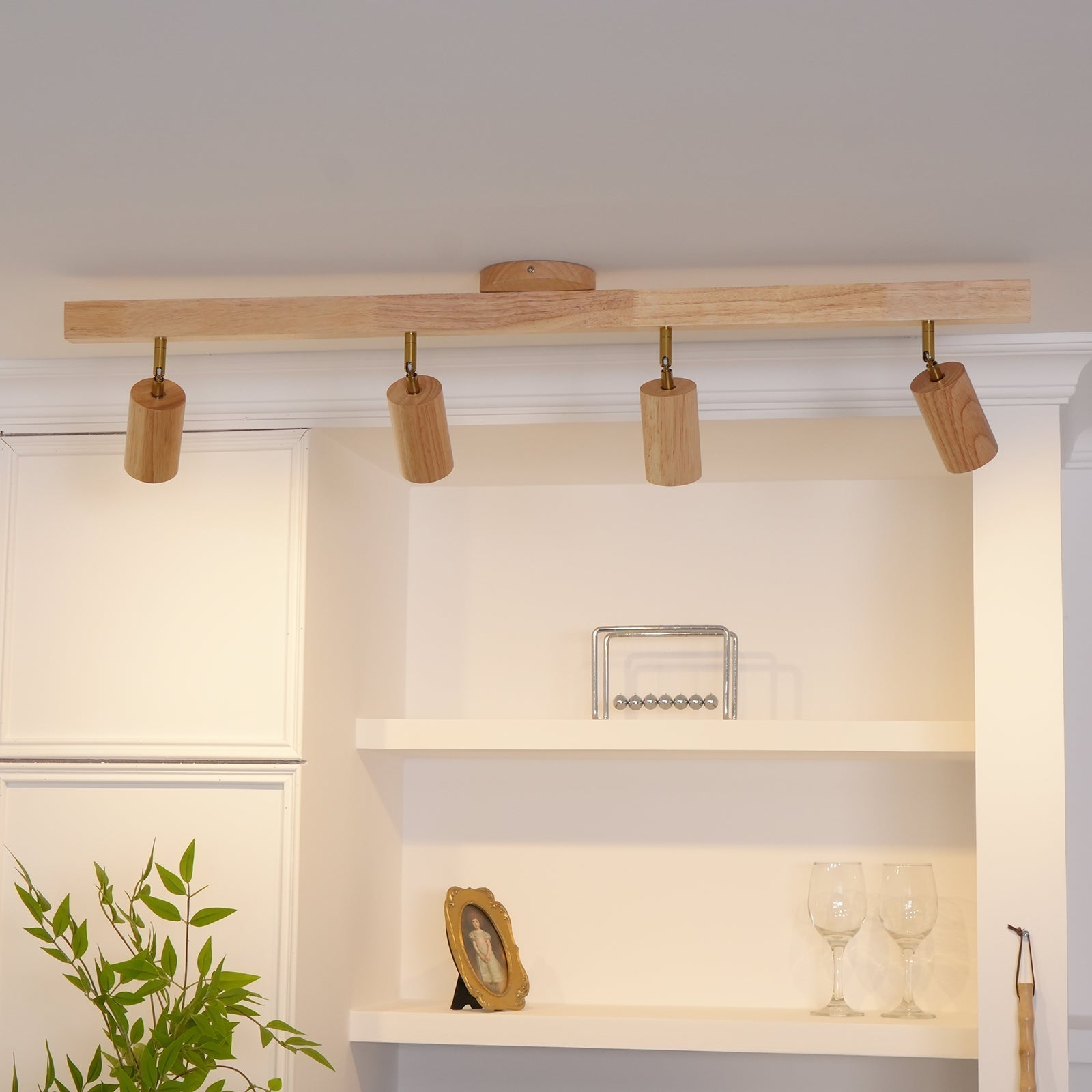 Veril Track Lighting Spotlight Wood - Neutralighting