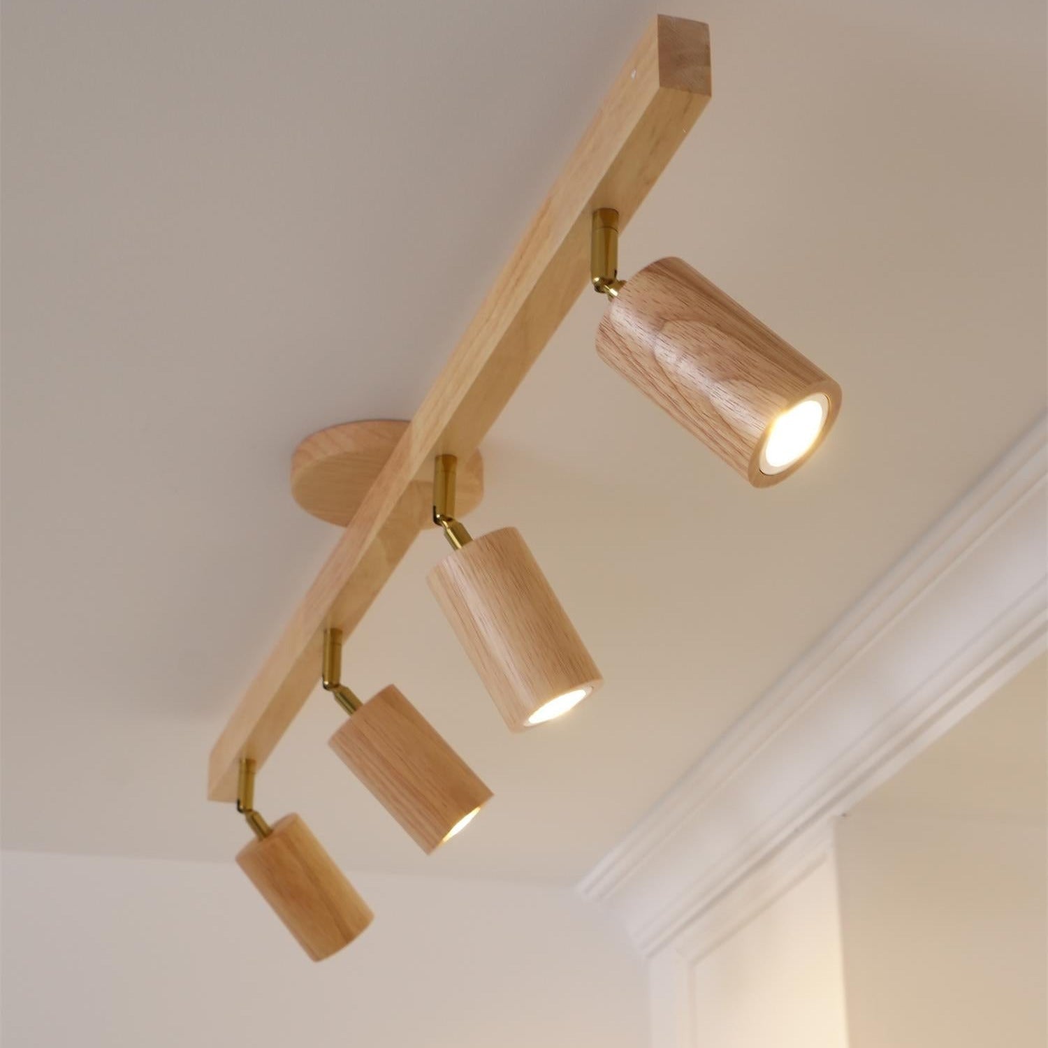 Veril Track Lighting Spotlight Wood - Neutralighting