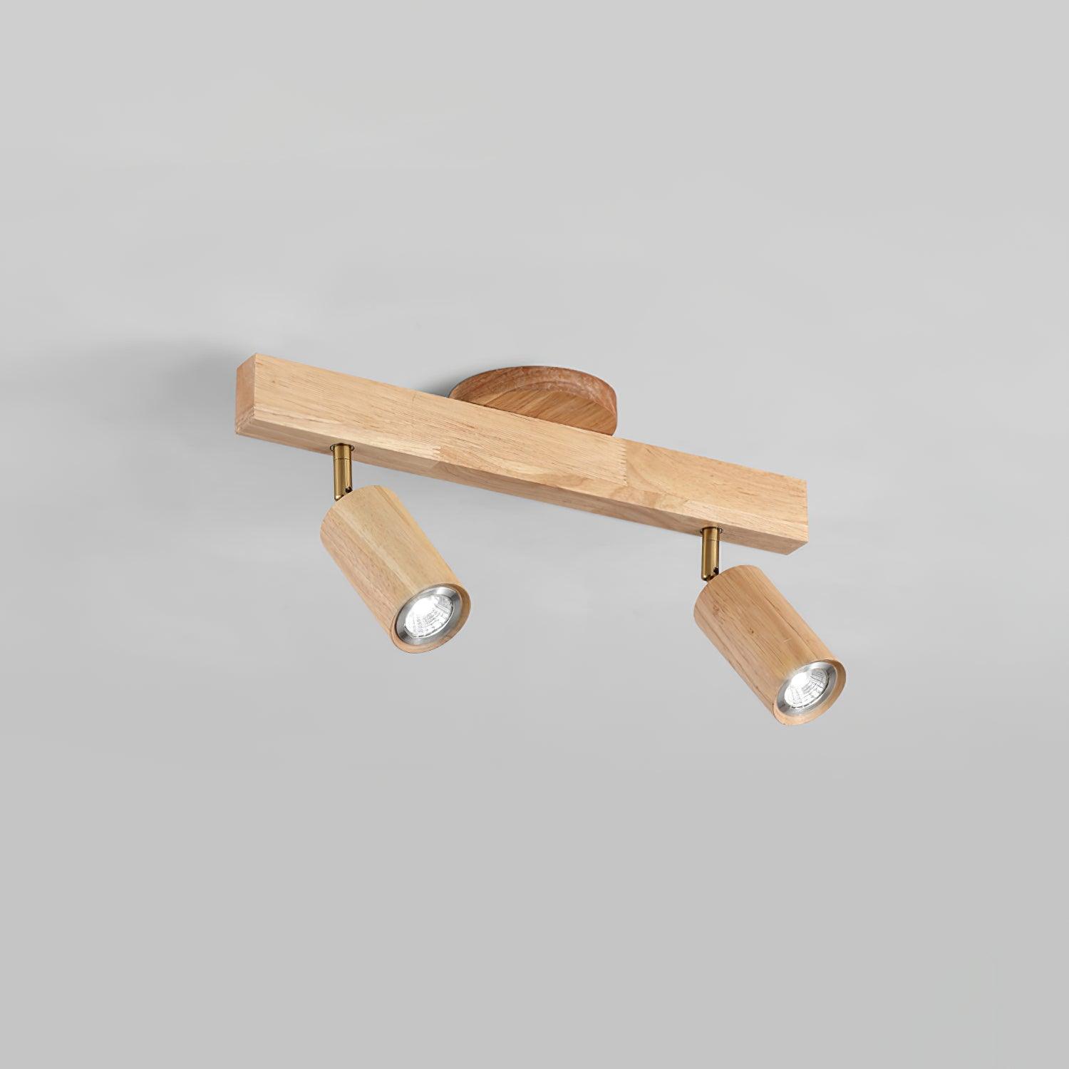 Veril Track Lighting Spotlight Wood - Neutralighting