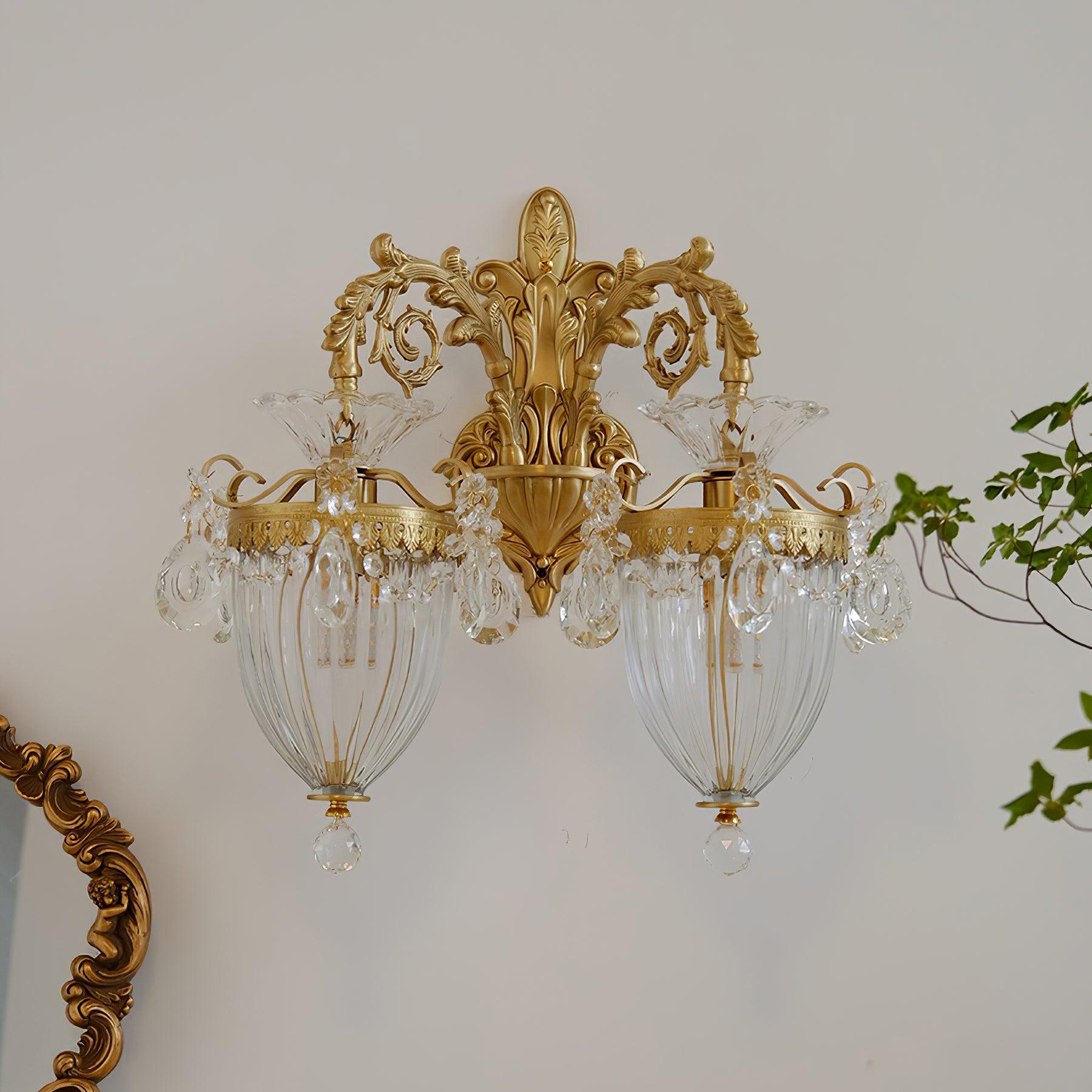 Elosia Gold Double Wall Lamp - Neutralighting