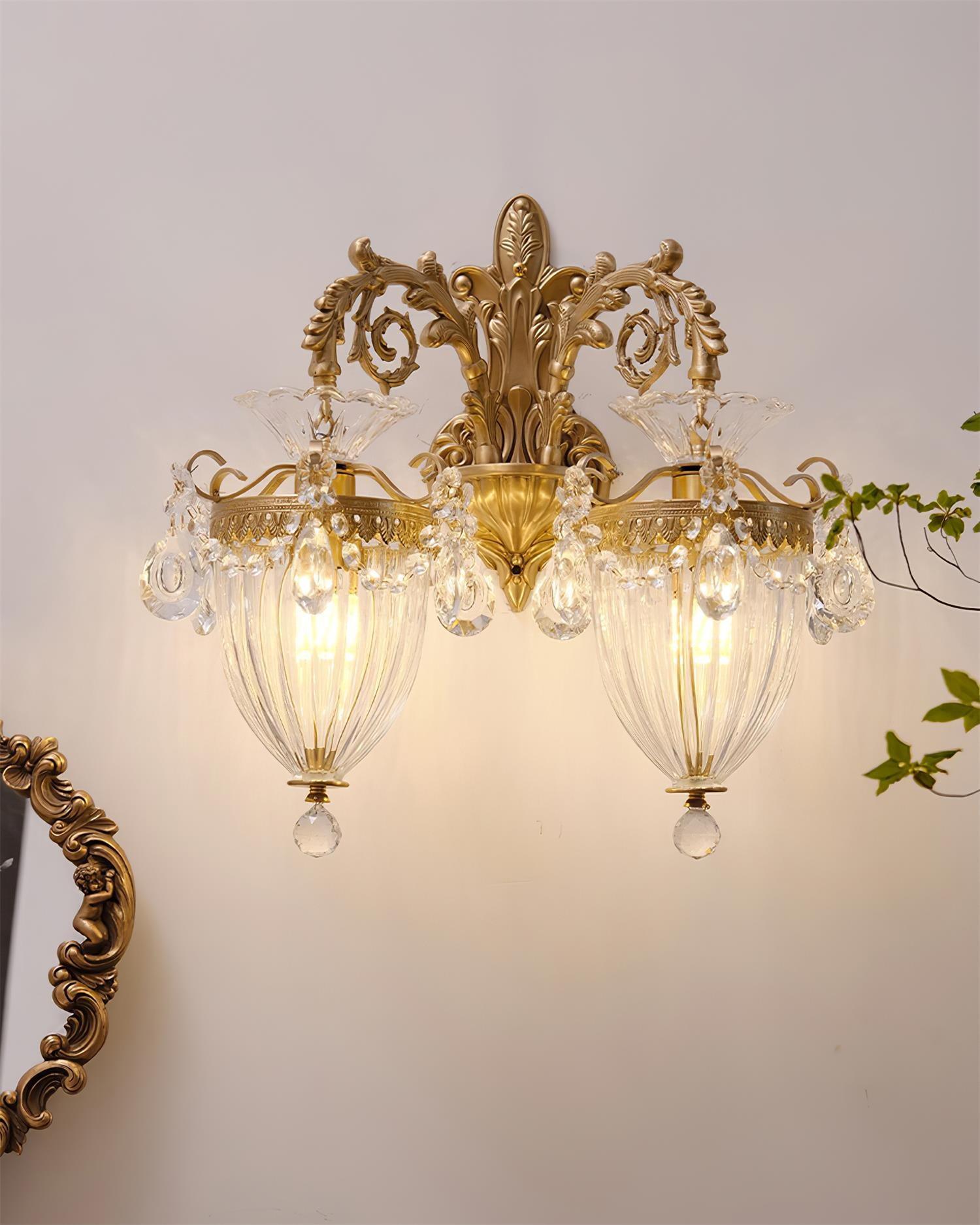 Elosia Gold Double Wall Lamp - Neutralighting