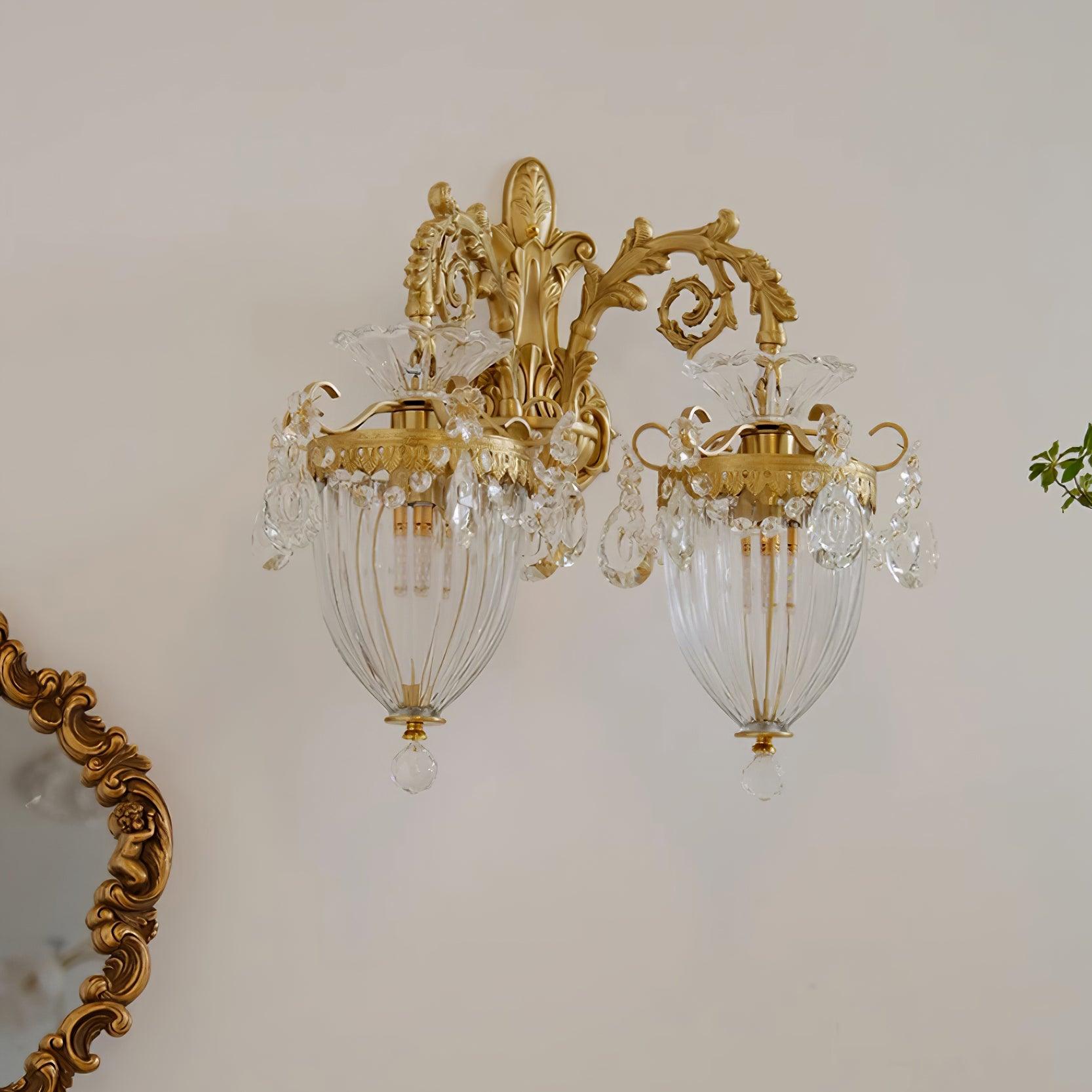 Elosia Gold Double Wall Lamp - Neutralighting