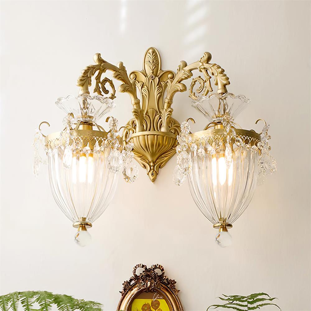 Elosia Gold Double Wall Lamp - Neutralighting