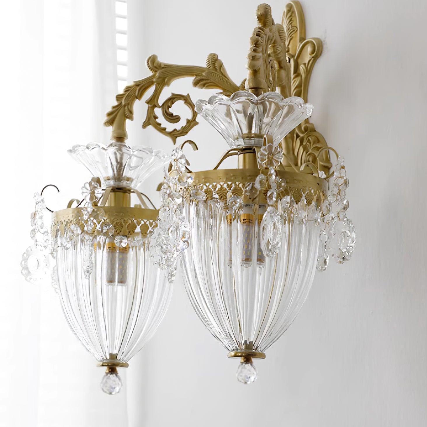 Elosia Gold Double Wall Lamp - Neutralighting